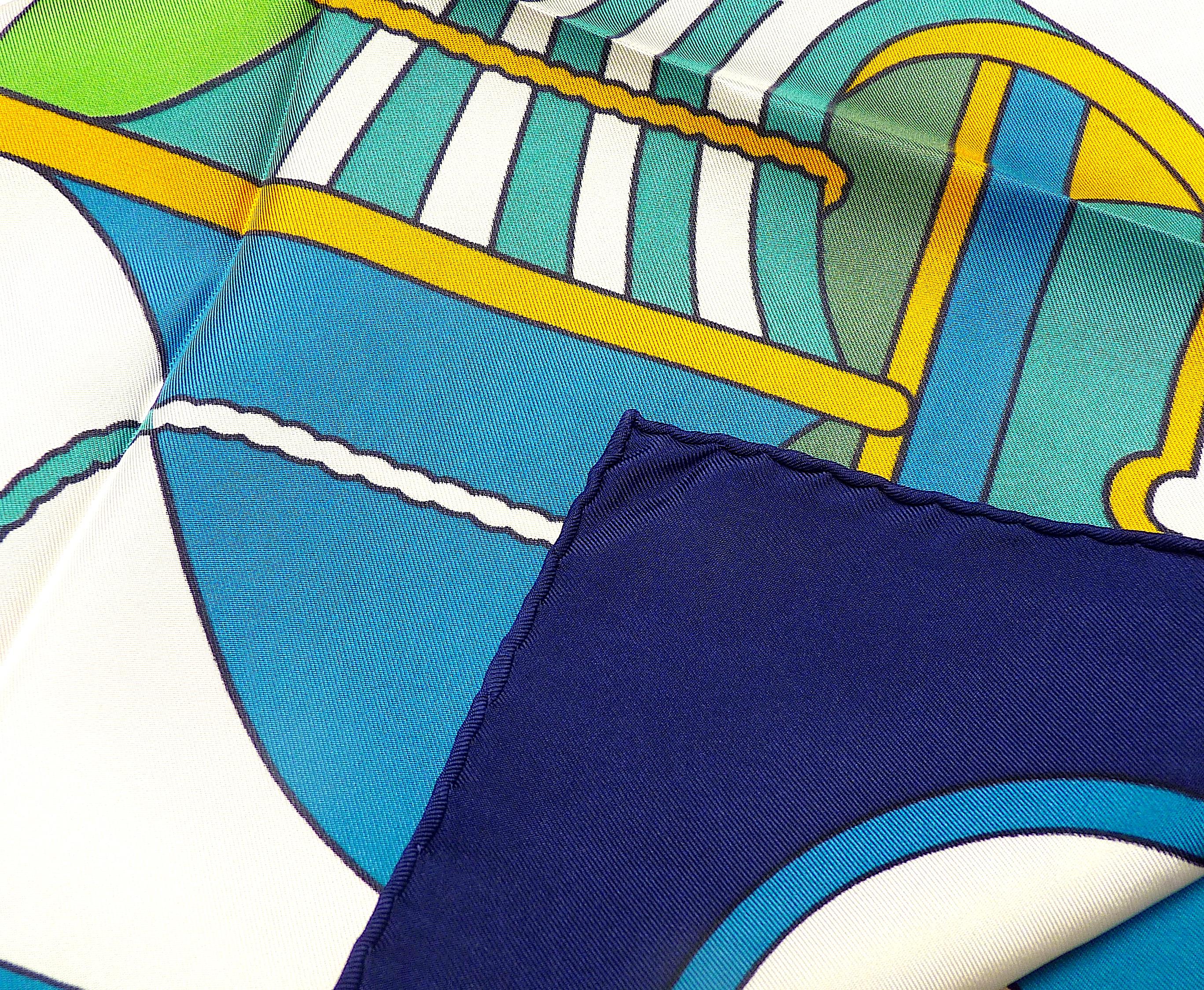 Rare Vintage Hermes Silk Scarf 