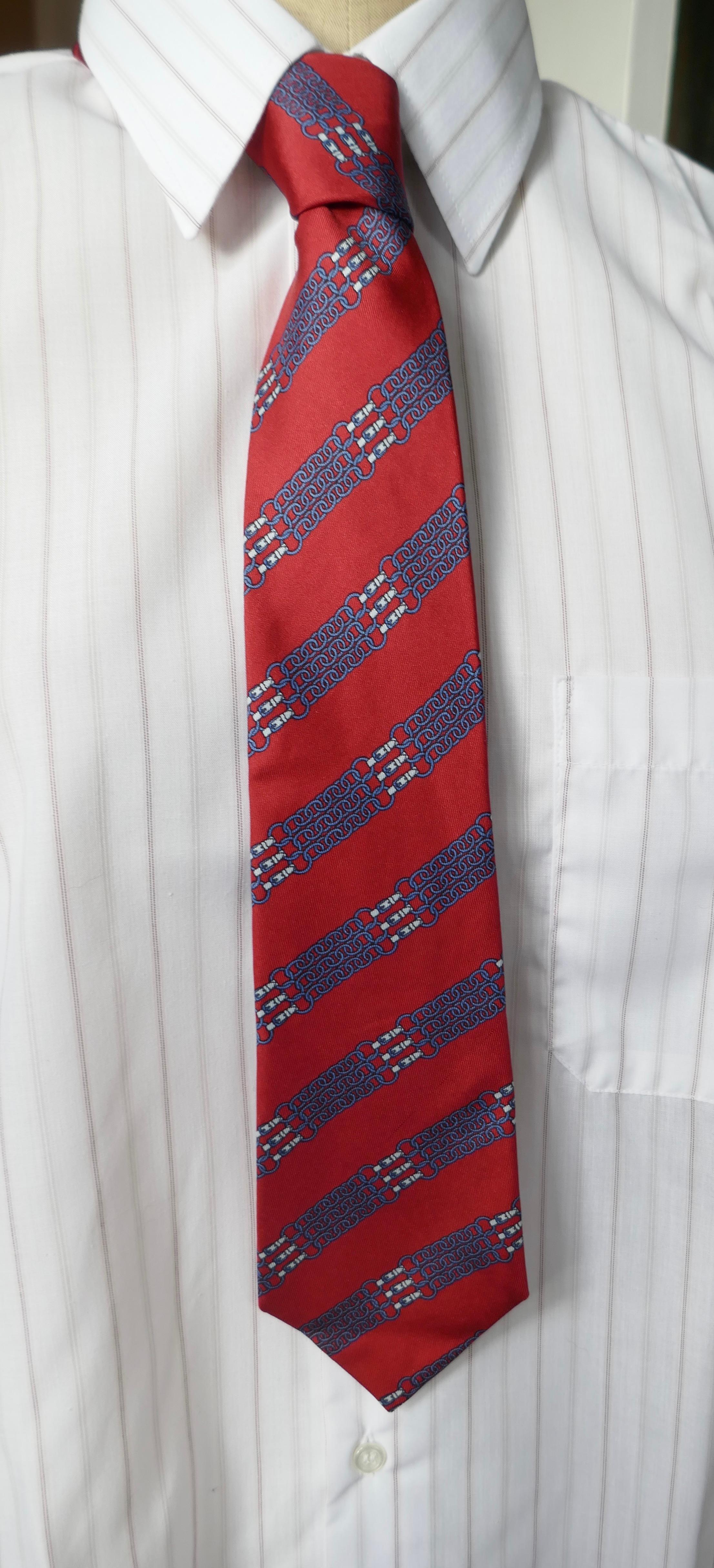 Vintage Hermes Tie - 32 For Sale on 1stDibs | hermes tie clip 