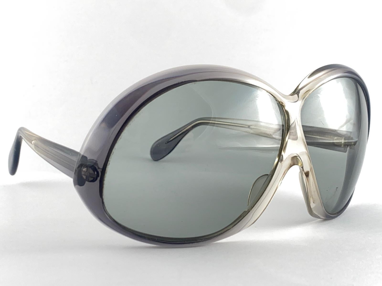 Rare Vintage Indo Cannes Oversized 1970'S Sunglasses Spain In Excellent Condition For Sale In Baleares, Baleares
