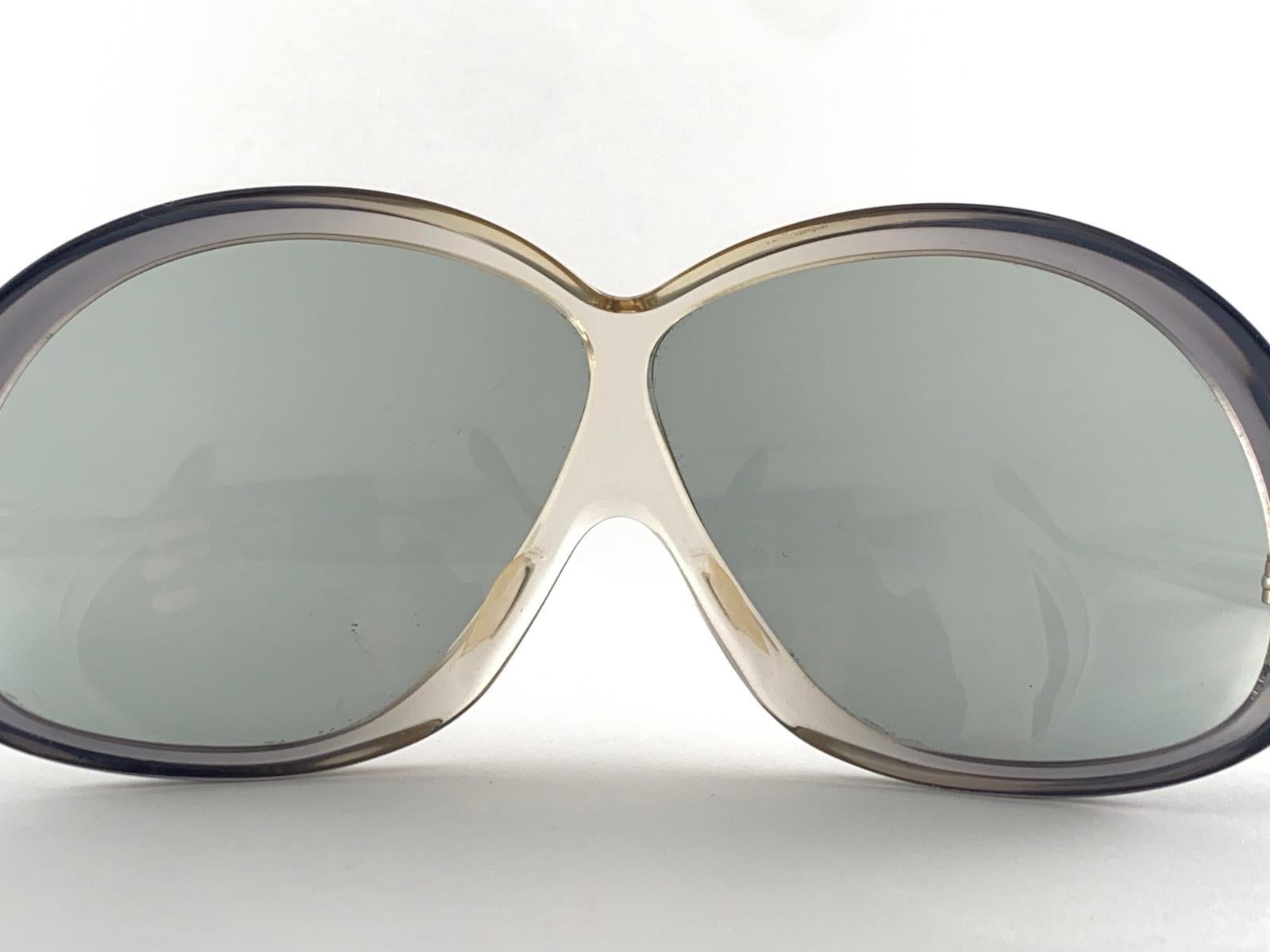 Women's or Men's Rare Vintage Indo Cannes Oversized 1970'S Sunglasses Spain For Sale