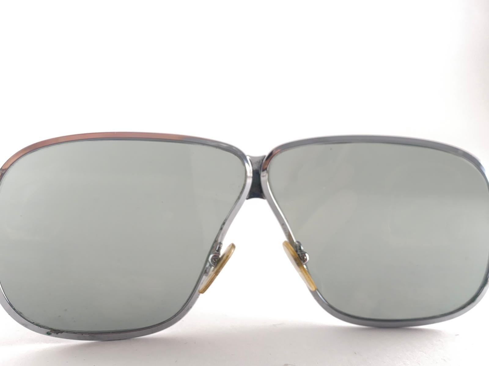 Seltene übergroße Indo Douglas Vintage-Sonnenbrille in Übergröße 1970er Jahre Spanien im Angebot 1