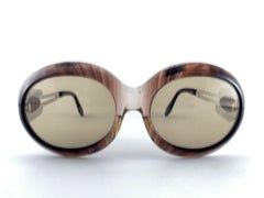 Rare Vintage Indo Ibiza Oversized 1970'S Sunglasses Paris