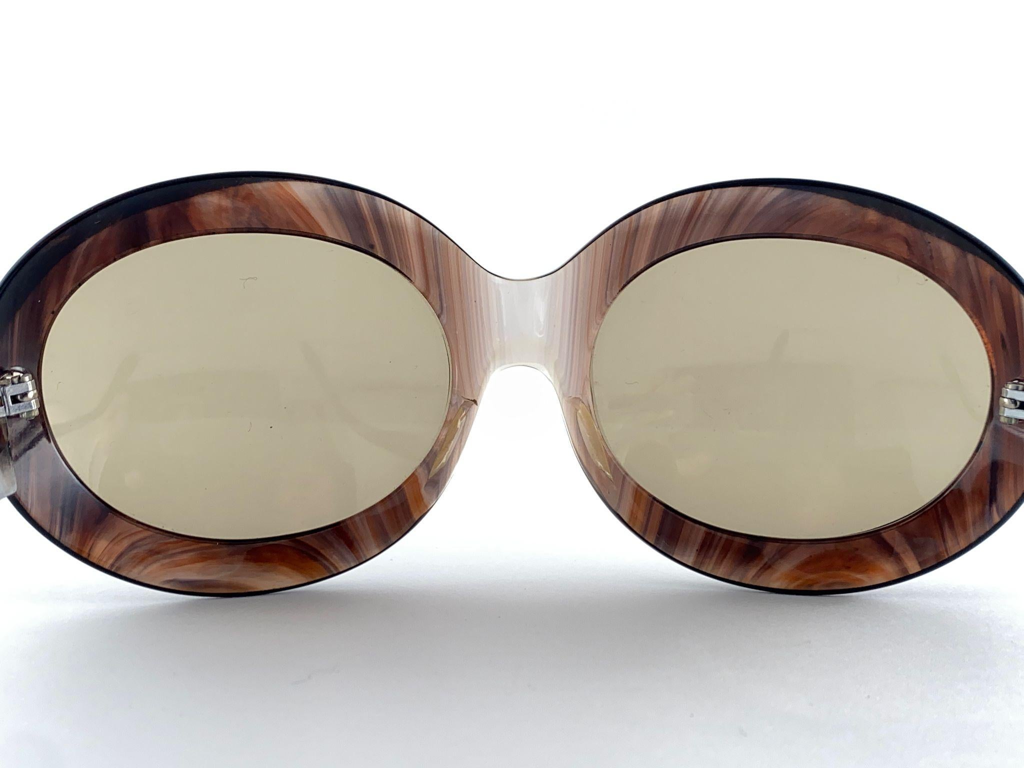 Femenino o masculino Raras gafas de sol Vintage Indo Ibiza Oversized 1970'S París en venta