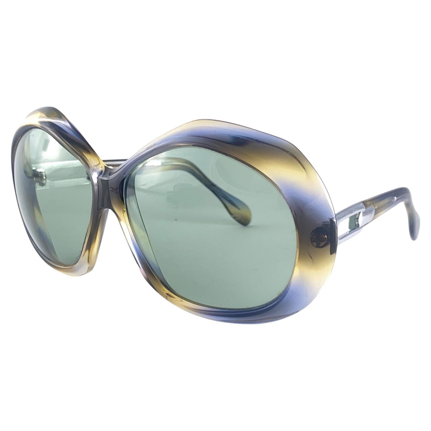 Rare Vintage Indo MERCEDES Oversized 1970's Lunettes de soleil Espagne en vente