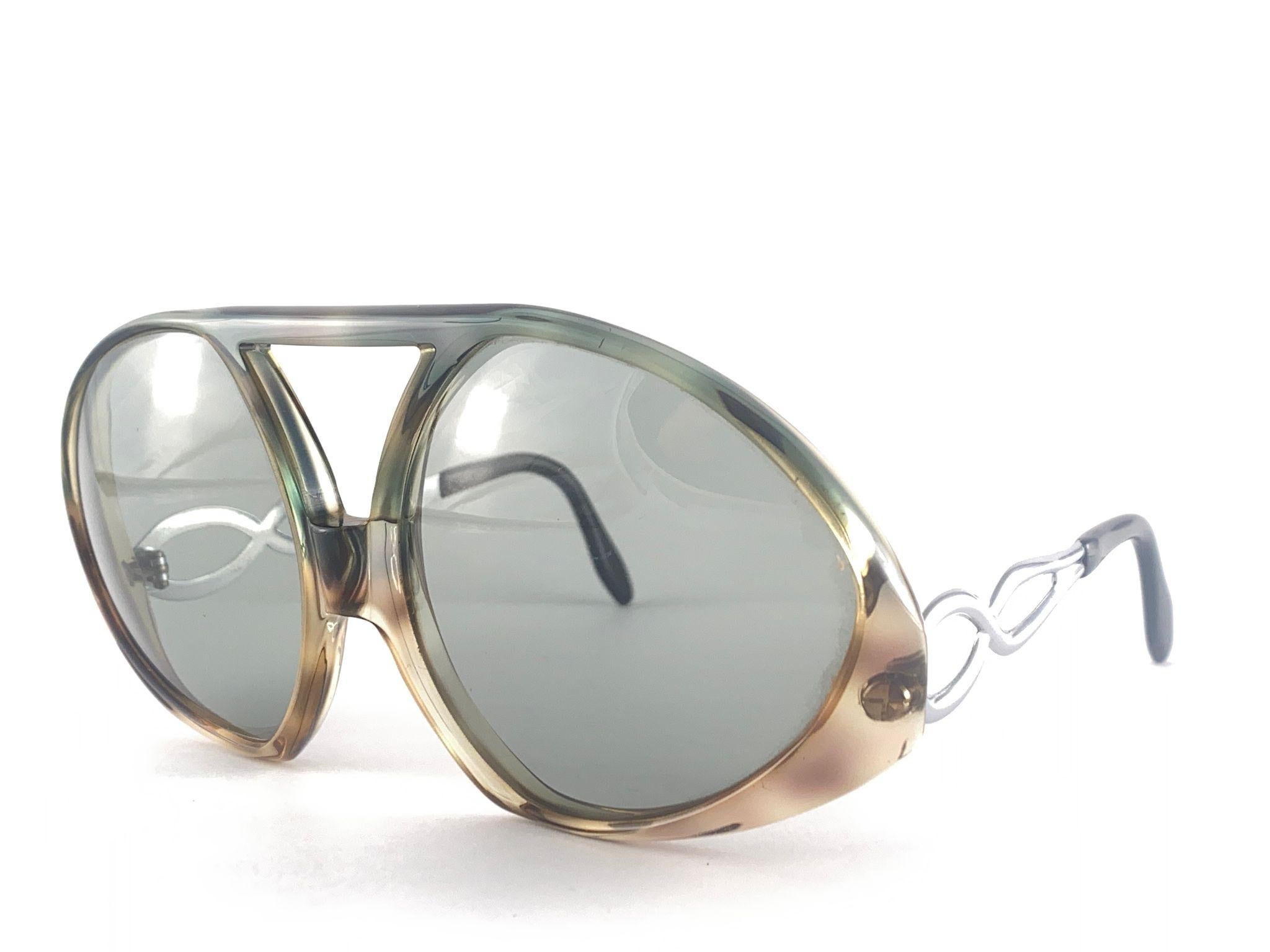 Seltene Vintage Indo Sol Baccara Sonnenbrille in Übergröße 1970er Jahre Paris, Vintage für Damen oder Herren im Angebot