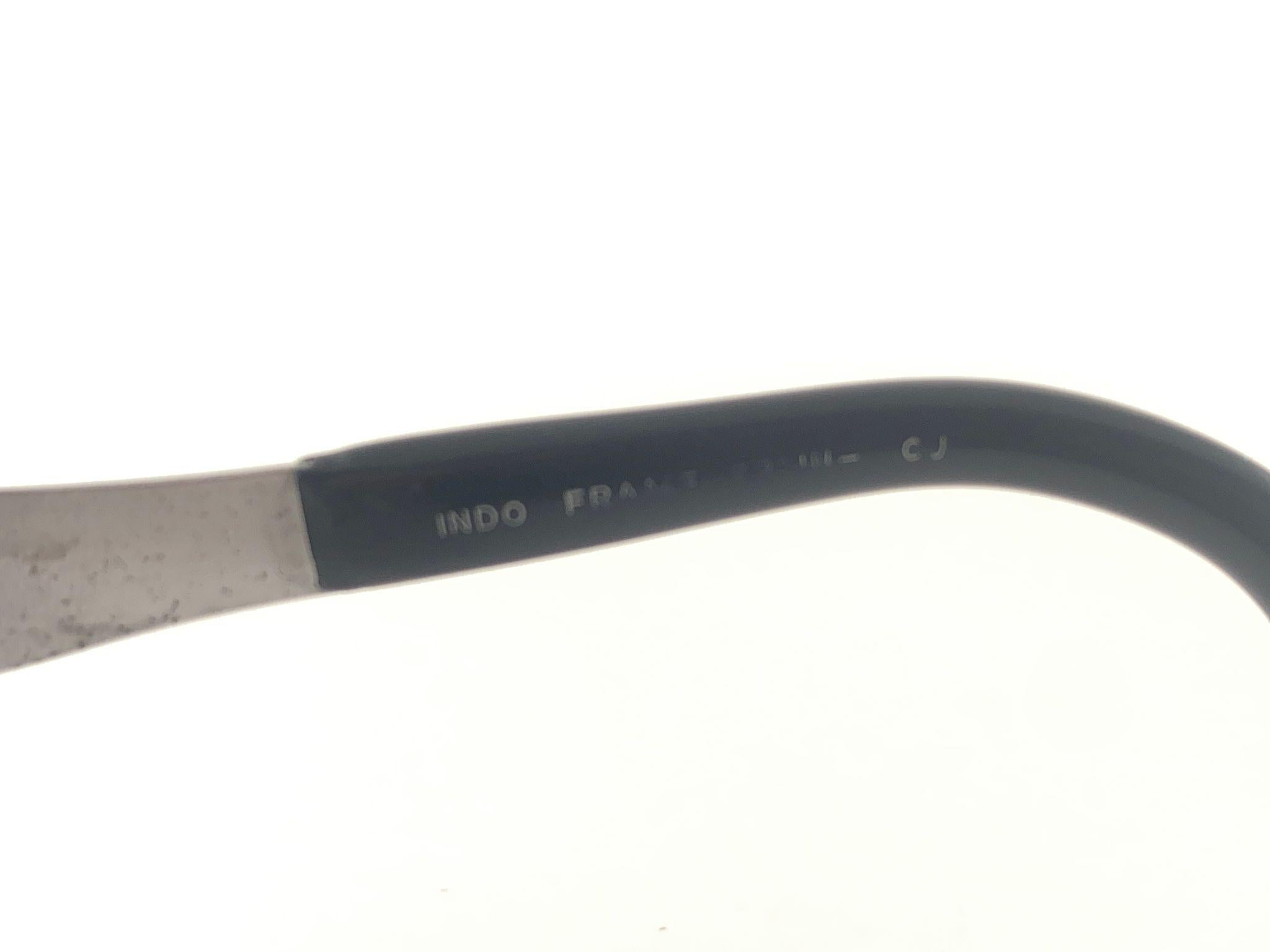 Seltene Vintage Indo Sol Baccara Sonnenbrille in Übergröße 1970er Jahre Paris, Vintage im Angebot 2