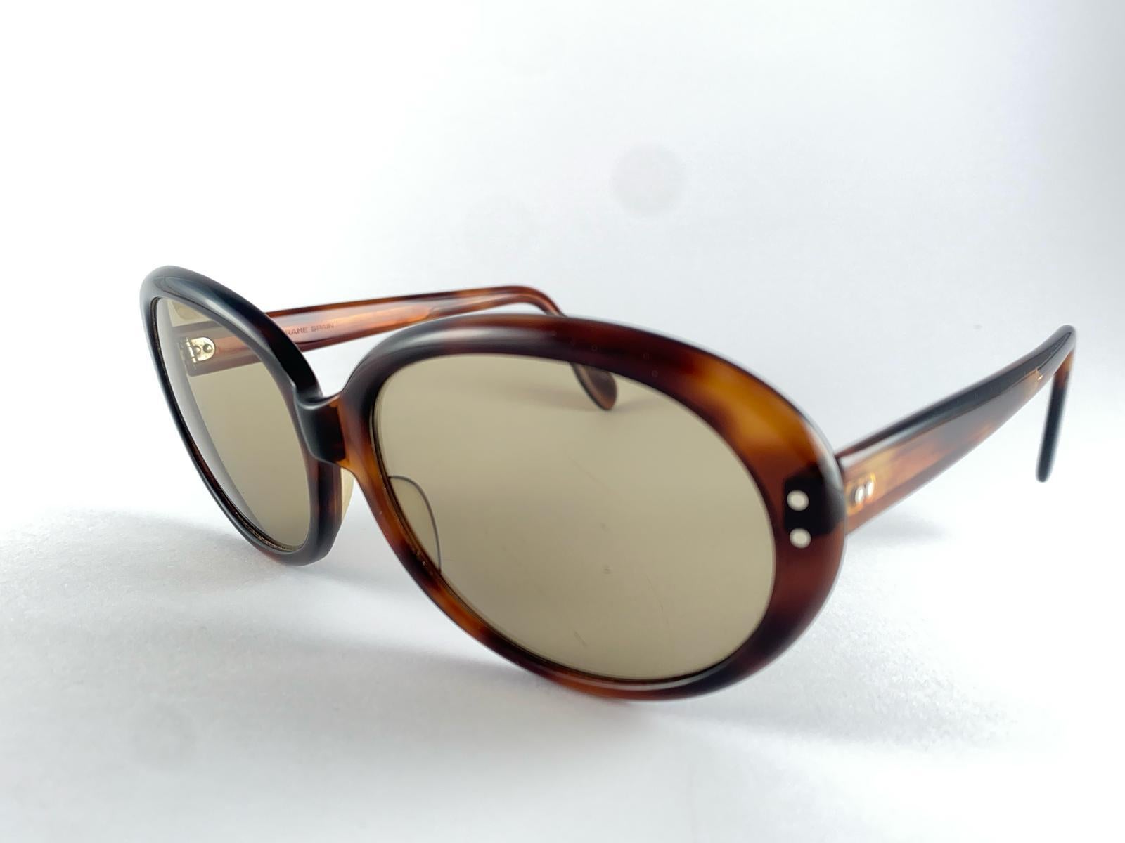 Seltene übergroße Indo Tenerife-Sonnenbrille in Übergröße 1970er Jahre Paris, Vintage für Damen oder Herren im Angebot