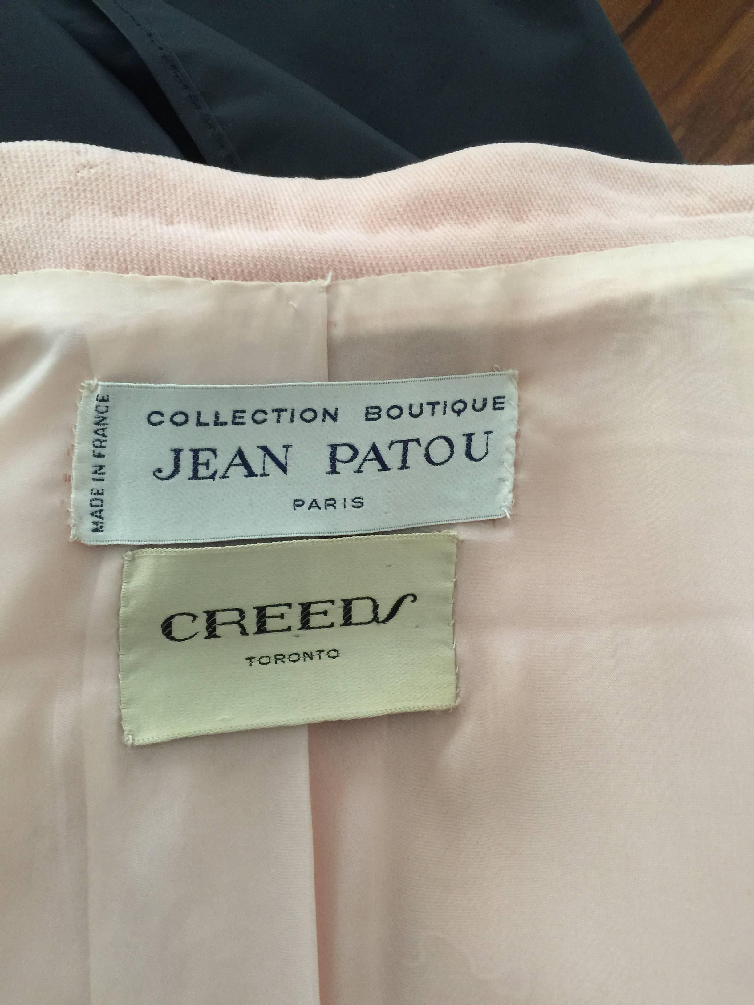 Jean Patou Vintage Pink Coat  3