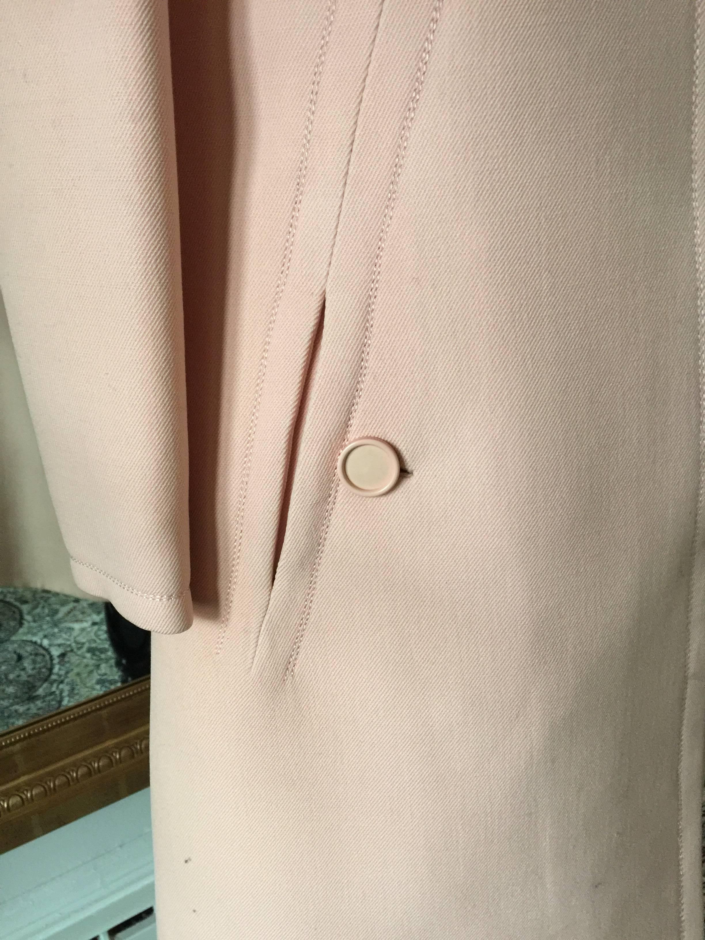 pink vintage coat