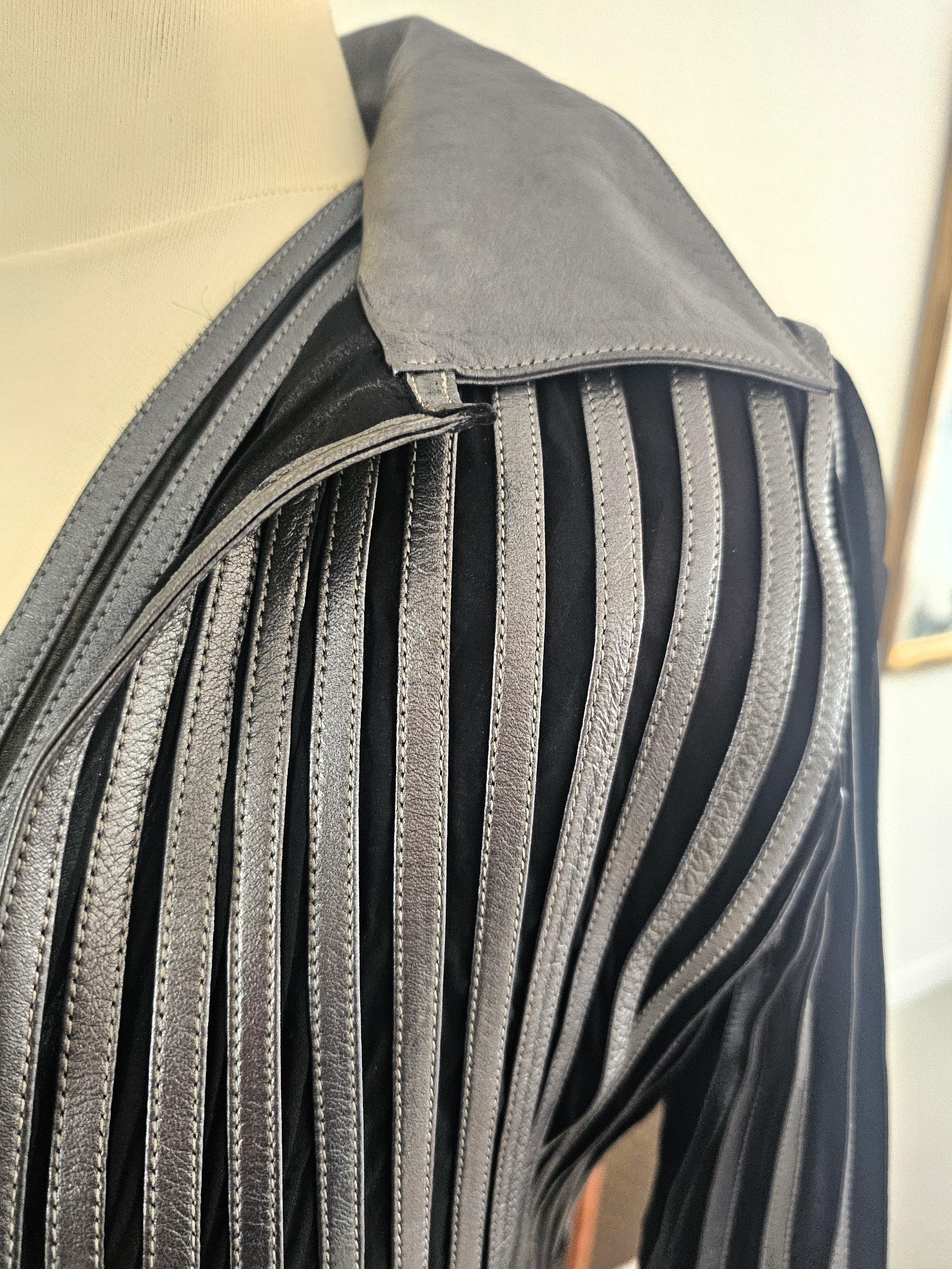 Raro completo di pelle vintage Jitrois a tre pezzi anni '90 in vendita 13