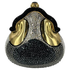Rare Vintage Judith Leiber Crystal Chantelaine Minaudiere Production Sample