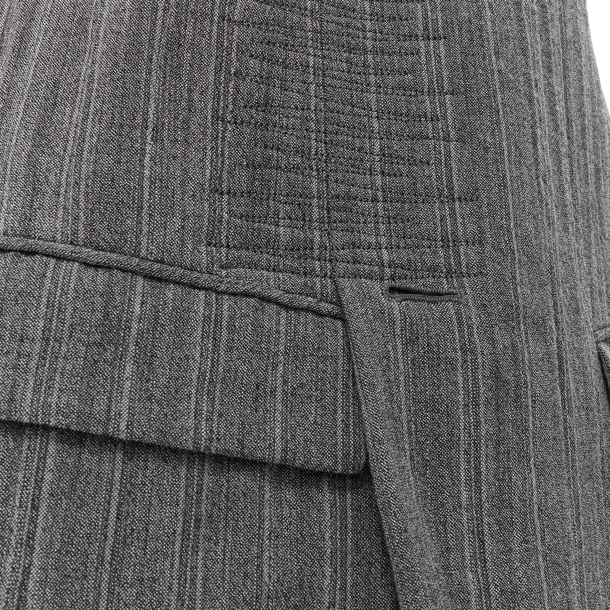 rare vintage JUNYA WATANABE 1992 grey crinkled deconstructed pullover vest en vente 4