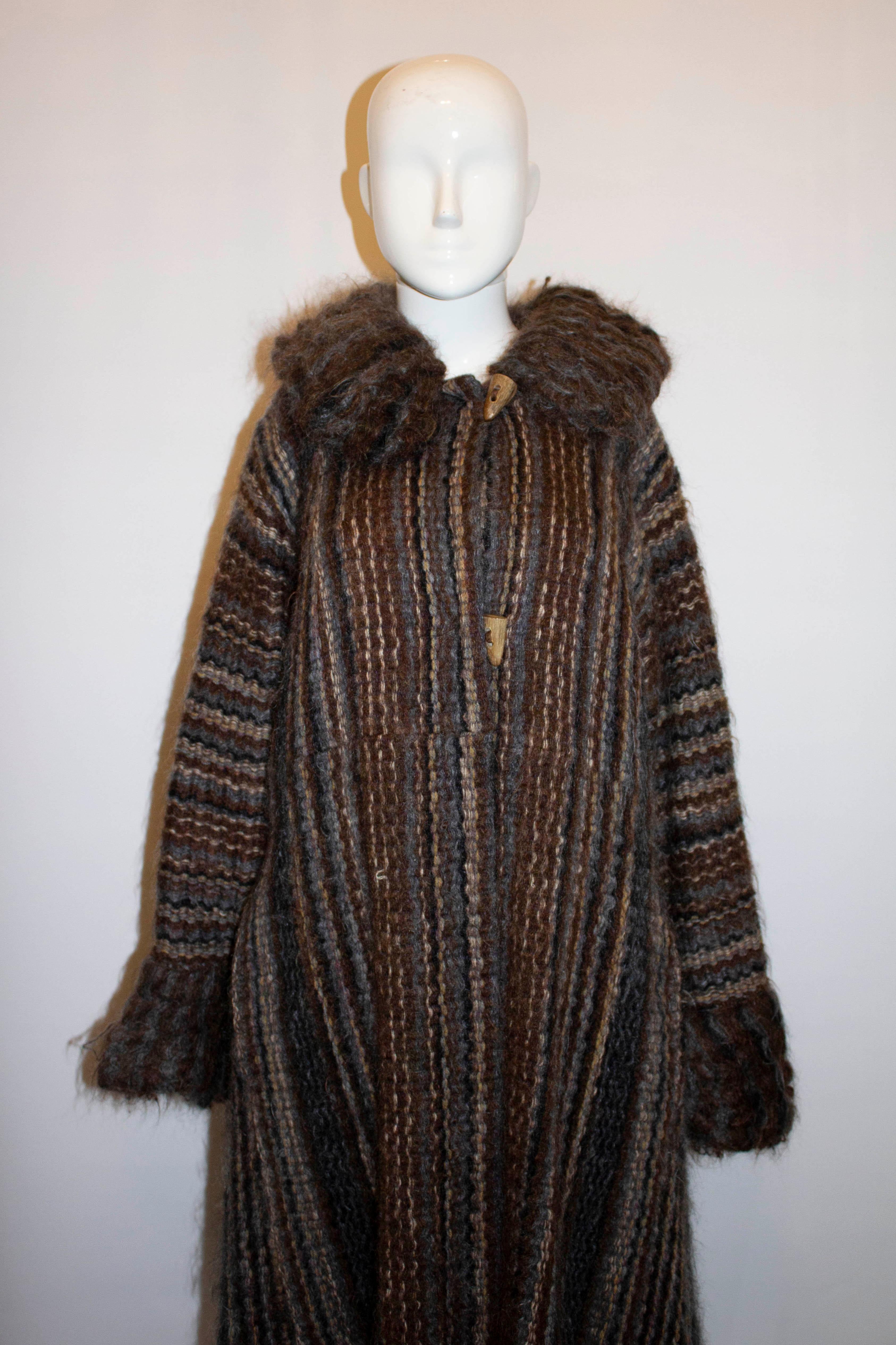 Seltener Vintage Kay Cosserat Mantel aus Wolle Damen im Angebot
