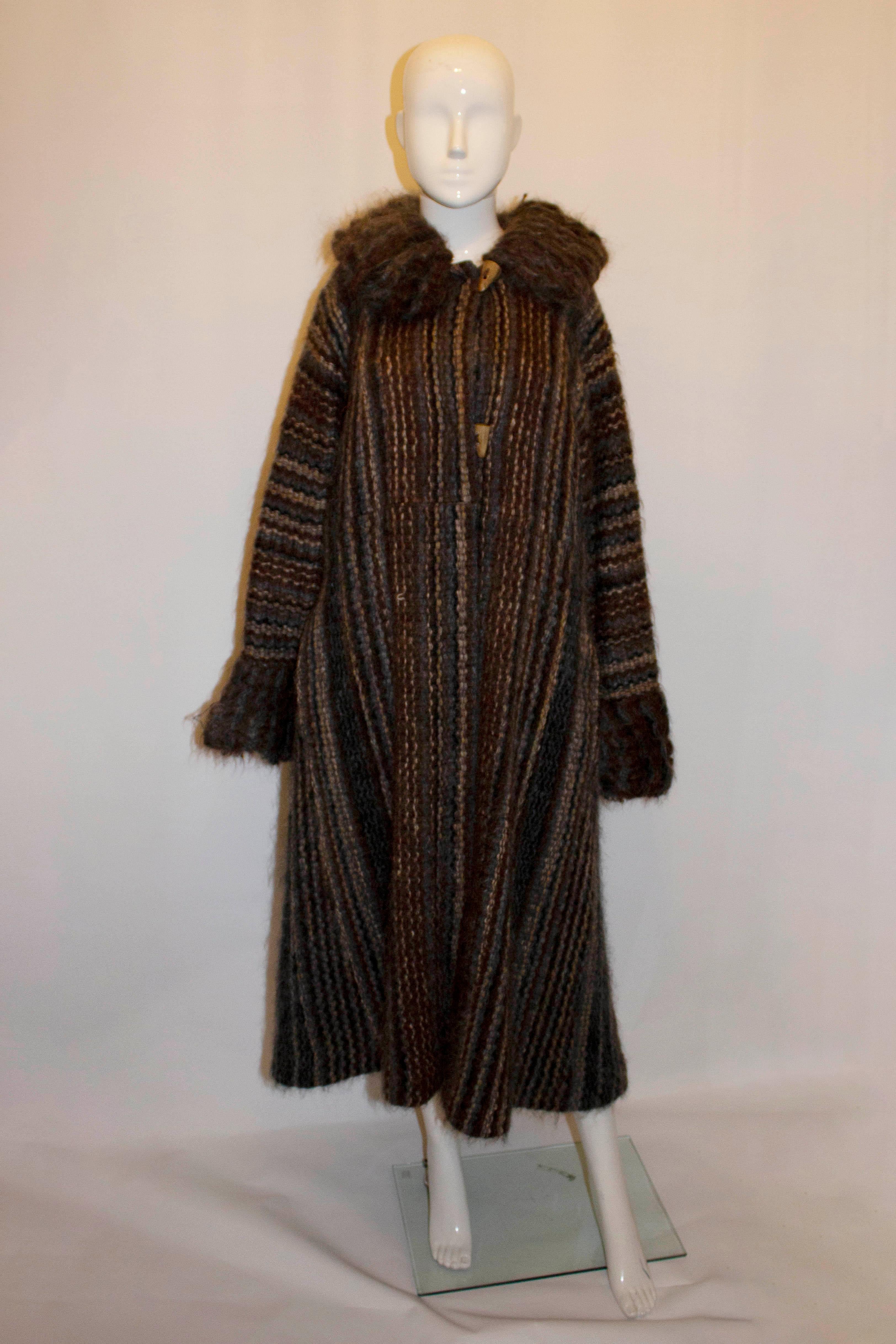 Seltener Vintage Kay Cosserat Mantel aus Wolle im Angebot 4