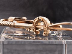 Rare Vintage “Lancel” Paris Gold Plate Steel Cufflinks & Tie Bar Original Case