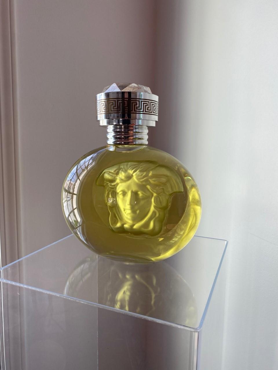 French Rare Vintage Large Perfume Factice Blonde by Versace 1990s