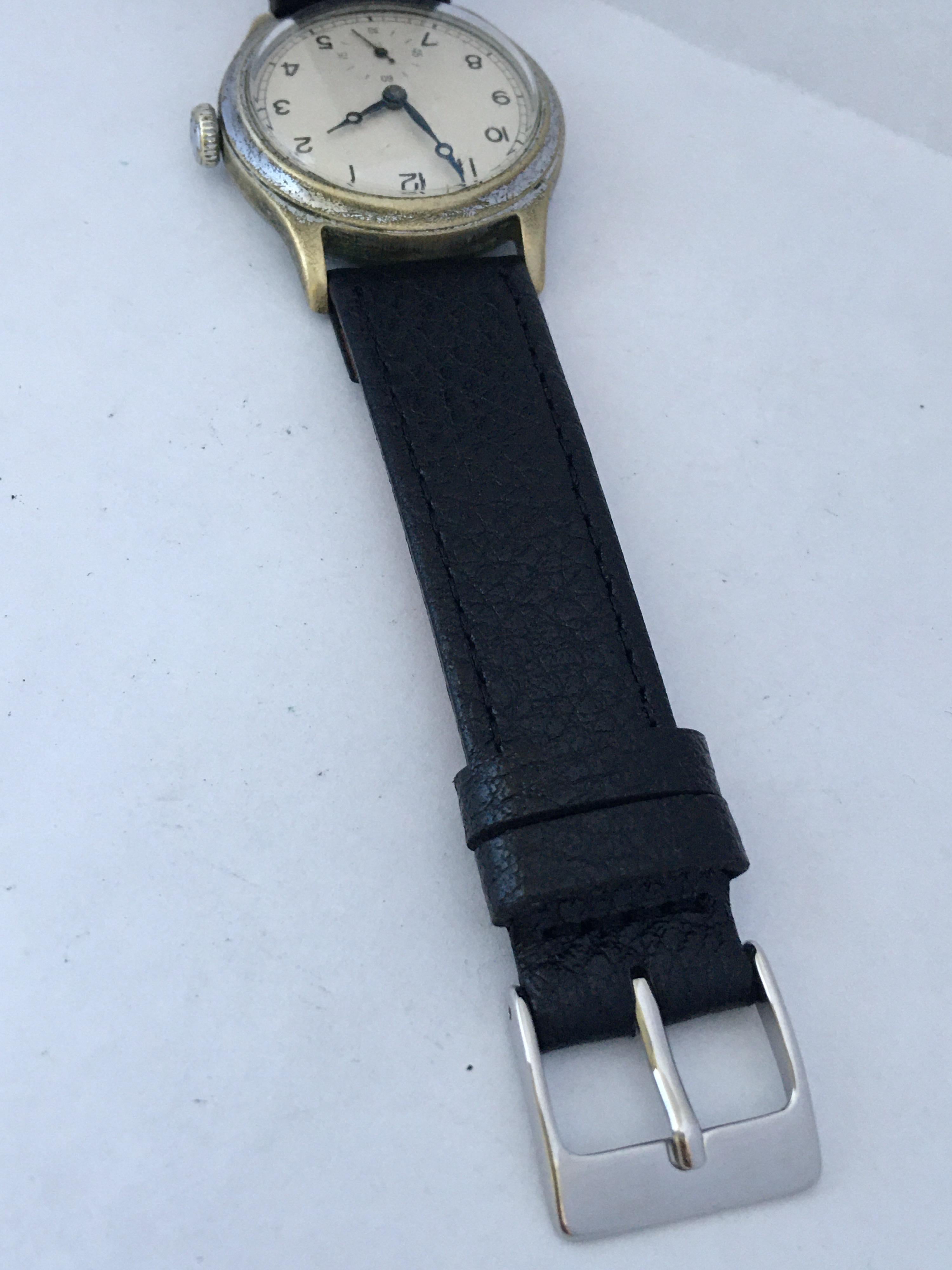 Rare Vintage Manual Winding ATP Bravingtons Supplied Military Watch For Sale 3