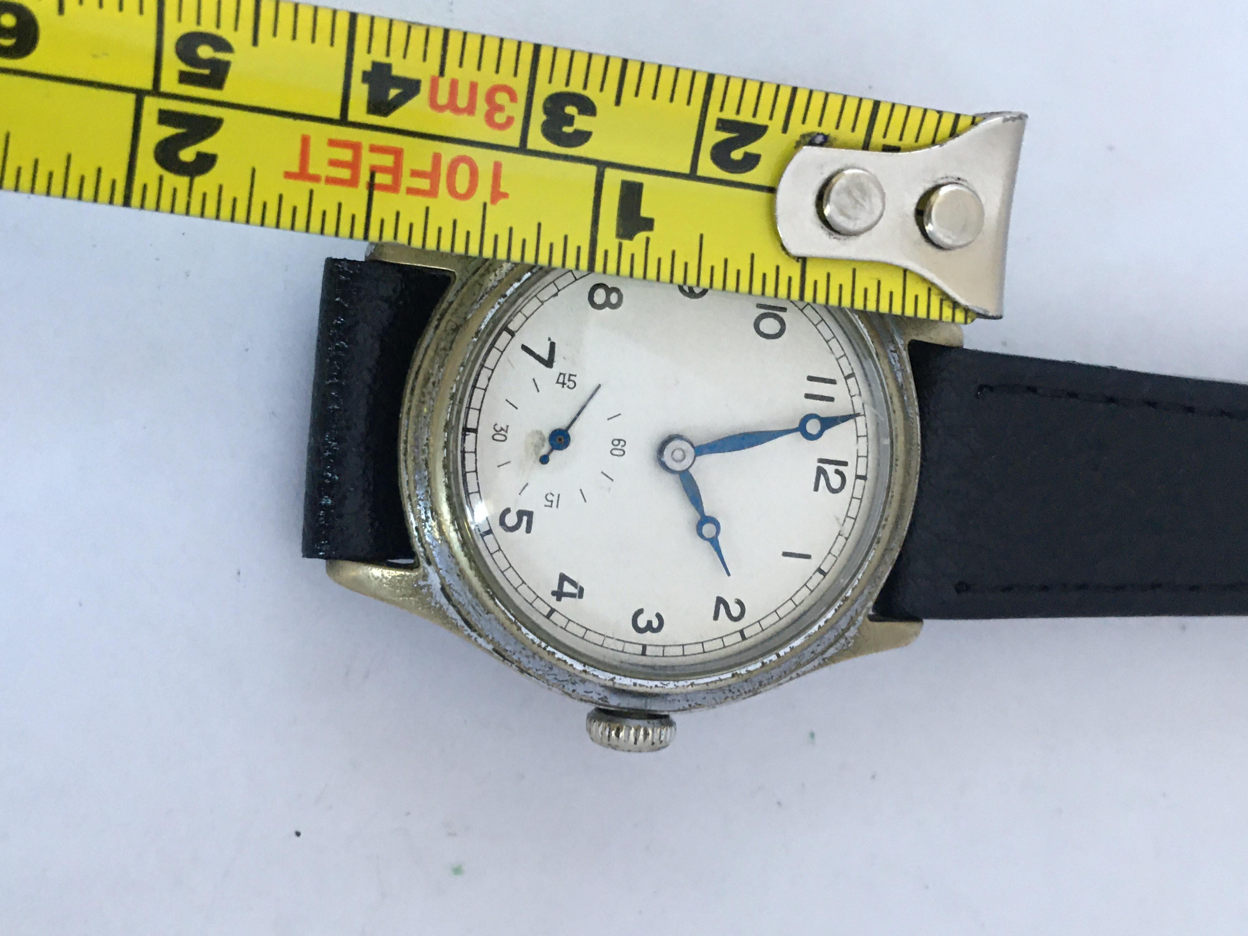 Rare Vintage Manual Winding ATP Bravingtons Supplied Military Watch For Sale 4