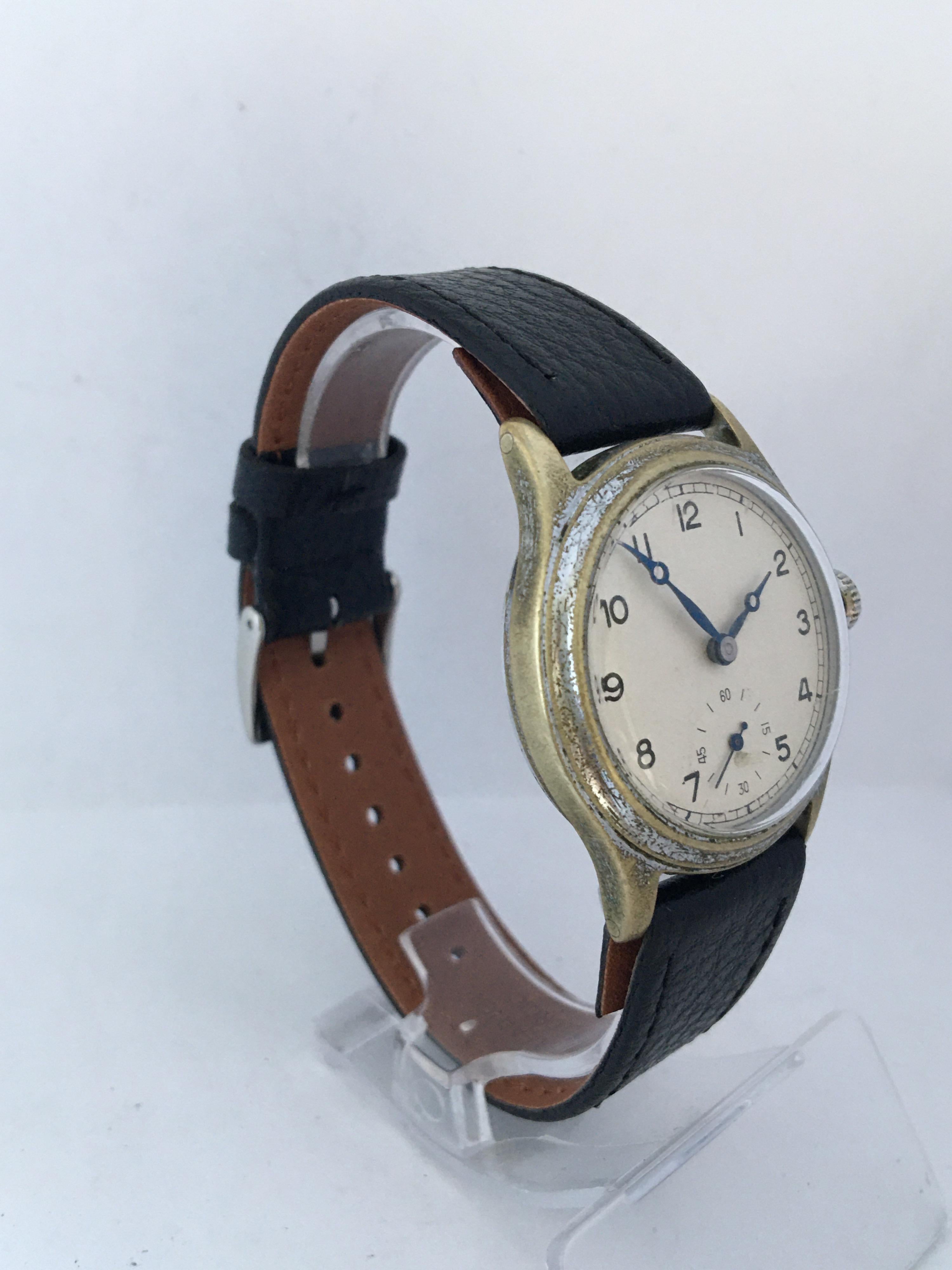 Rare Vintage Manual Winding ATP Bravingtons Supplied Military Watch For Sale 6