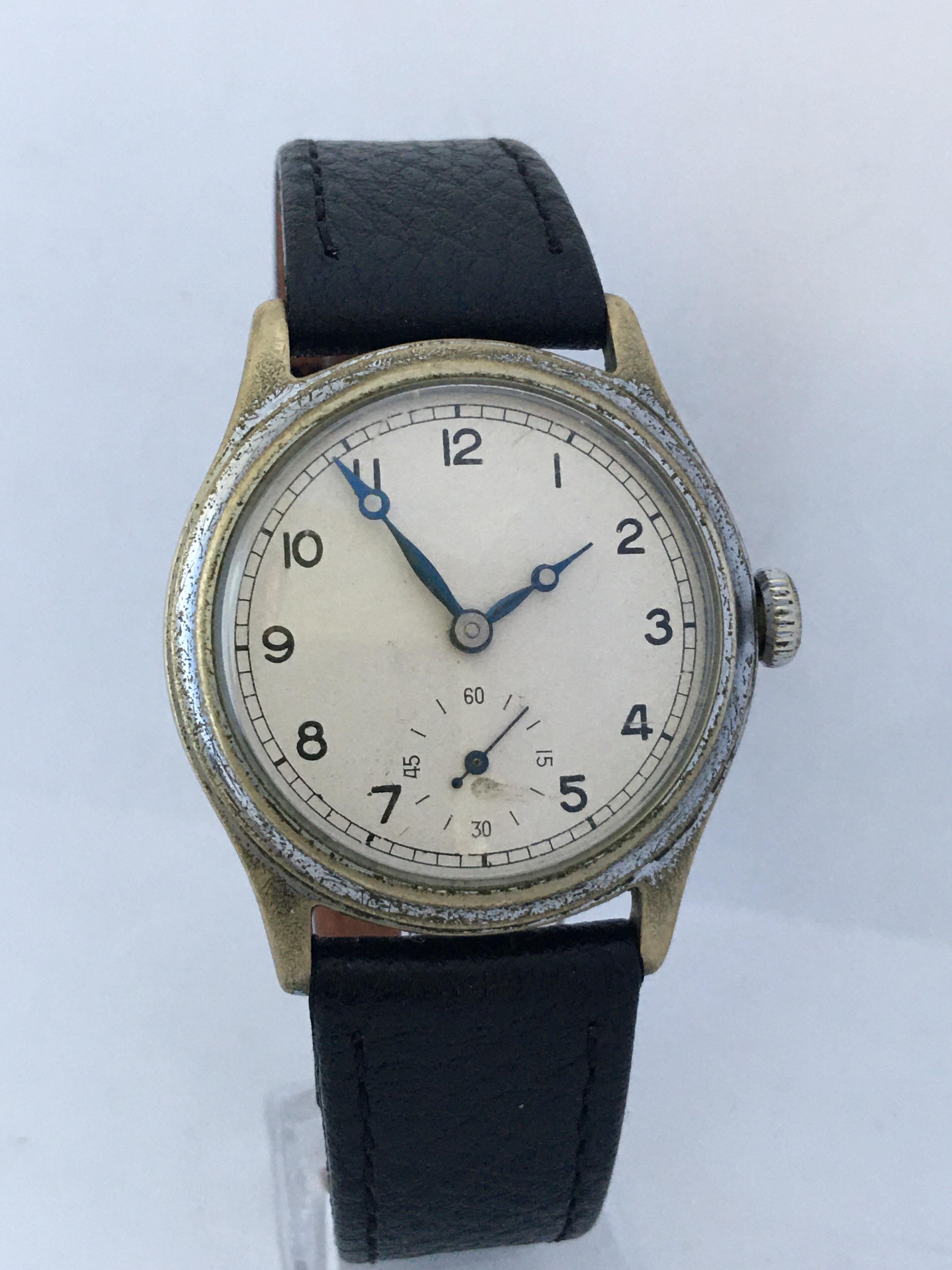 Rare Vintage Manual Winding ATP Bravingtons Supplied Military Watch For ...