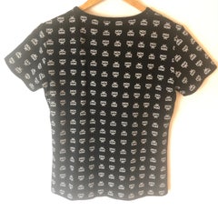 Rare Vintage MCM Logo T-shirt Noir et Blanc
