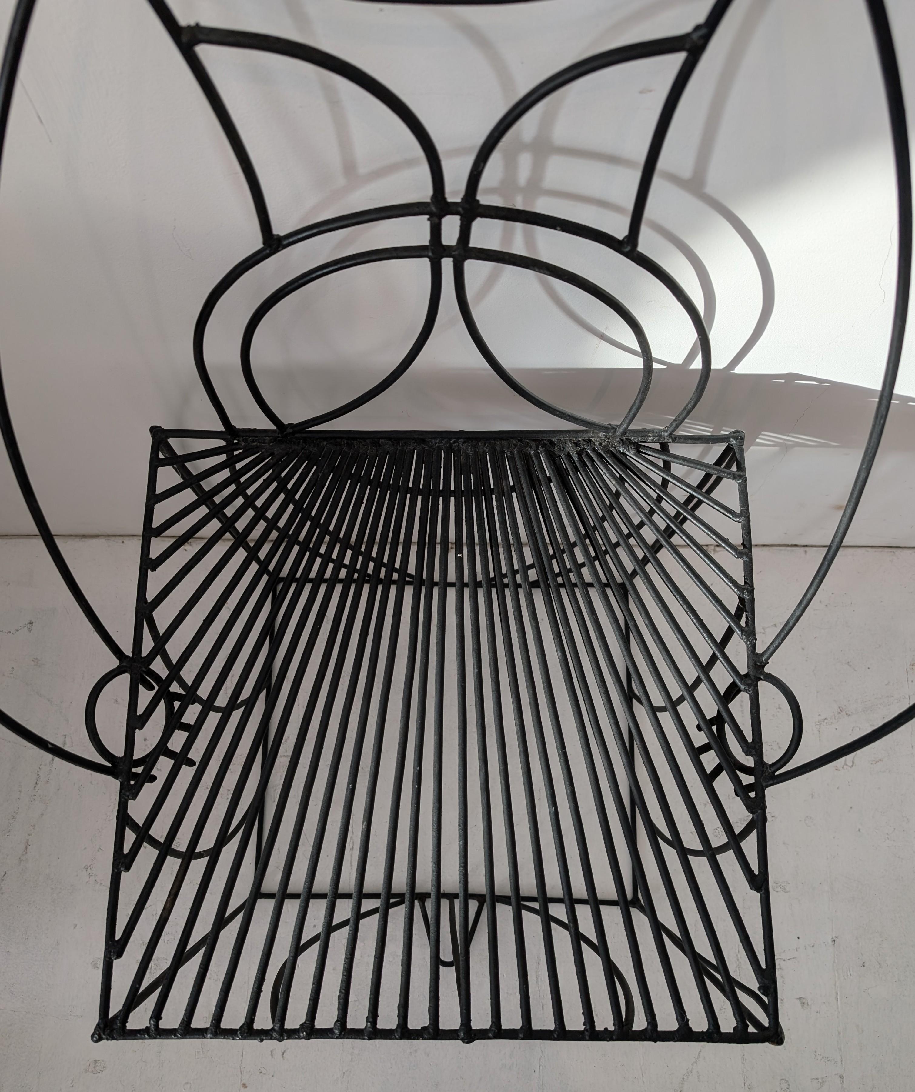 Rare vintage mid century figural chair by John Risley, USA 1960s For Sale 5