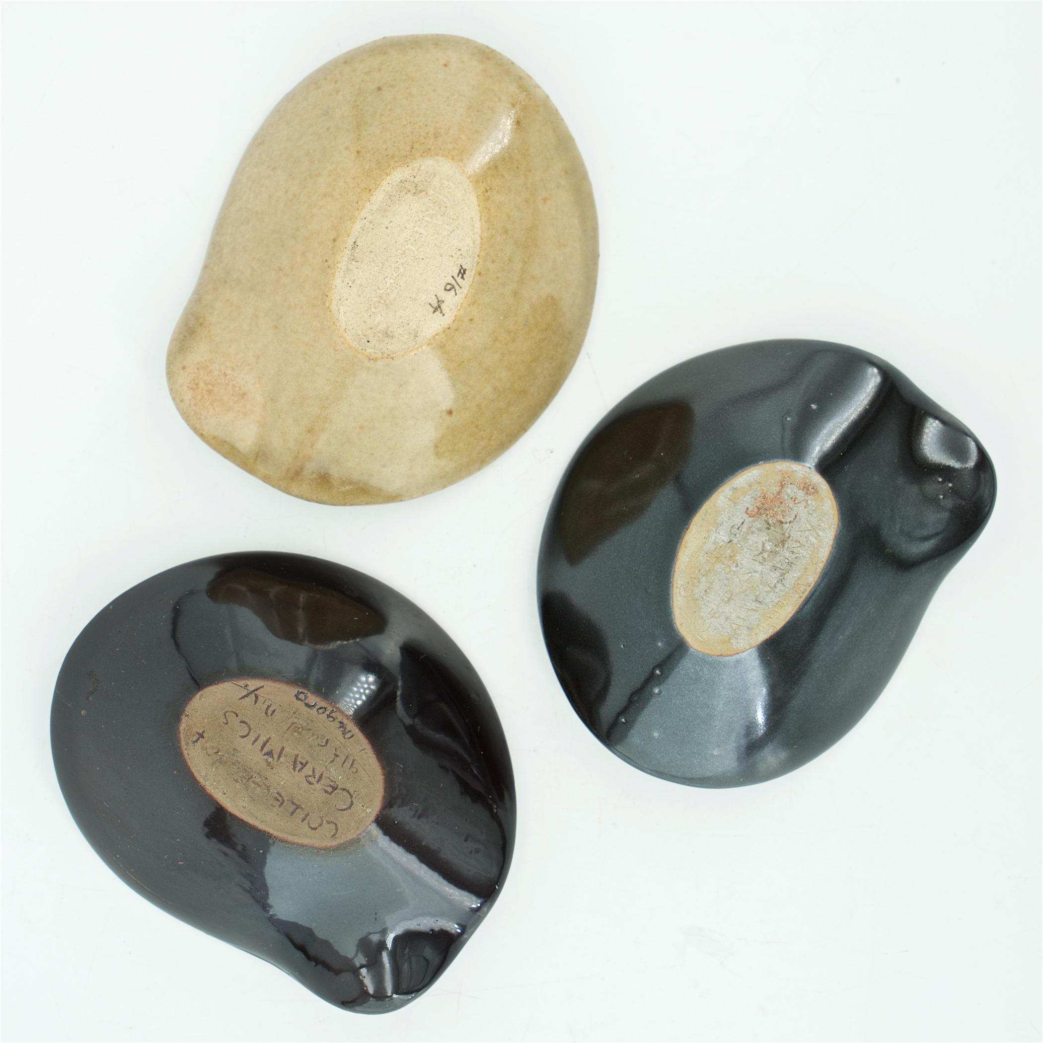 Seltene Minnie Negoro japanische weibliche organische Design Aschenbecher Schüssel Noguchi Jouve im Zustand „Hervorragend“ im Angebot in Hyattsville, MD