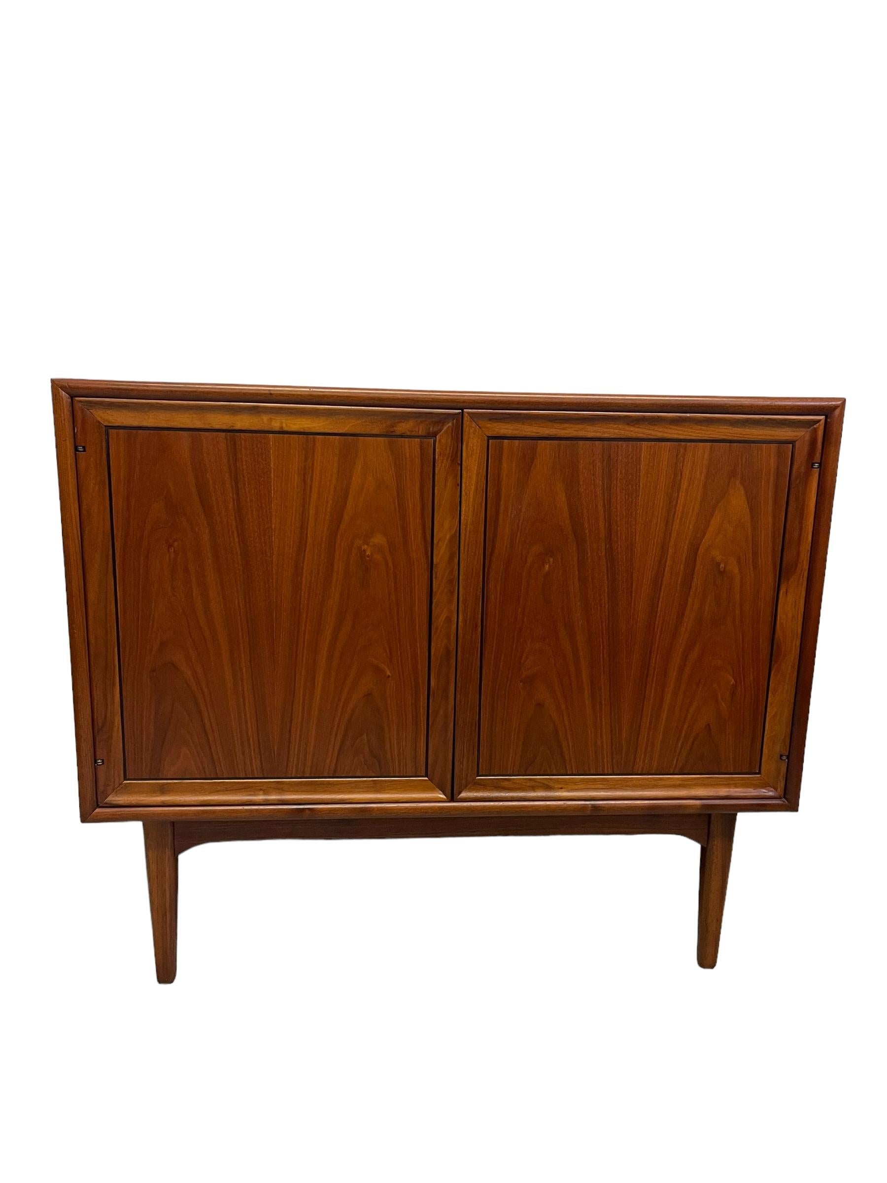 Mid-Century Modern Rare Vintage Mid Century Modern Record Cabinet or Credenza by Kipp Stewart For Sale