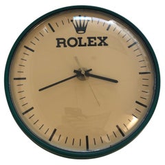 RARE Vintage Model Rolex Dealer Store Wall Clock In Great Condition