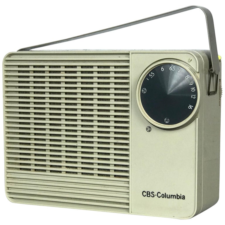 Rare Vintage Modernist Portable Tube Radio by Paul McCobb for CBS Columbia, 1955 For Sale at 1stDibs