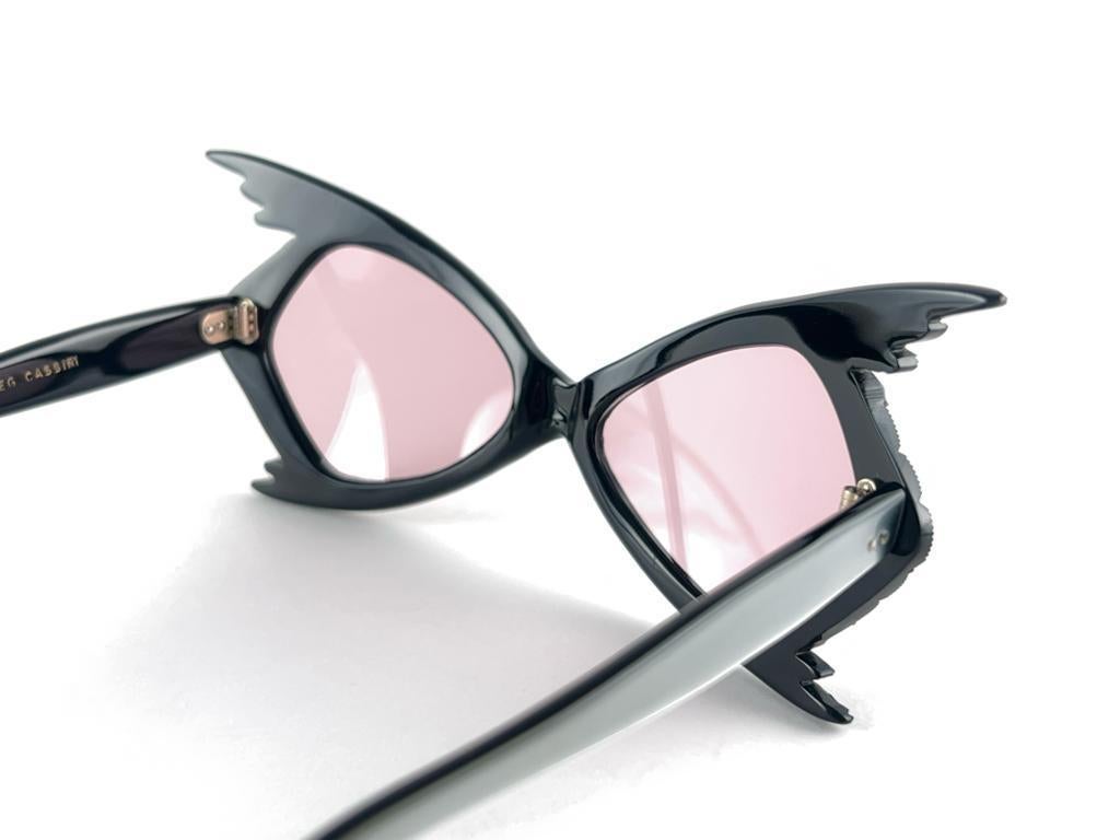 Rare Vintage Oleg Cassini Frame 60'S Sunglasses Made In France For Sale 6