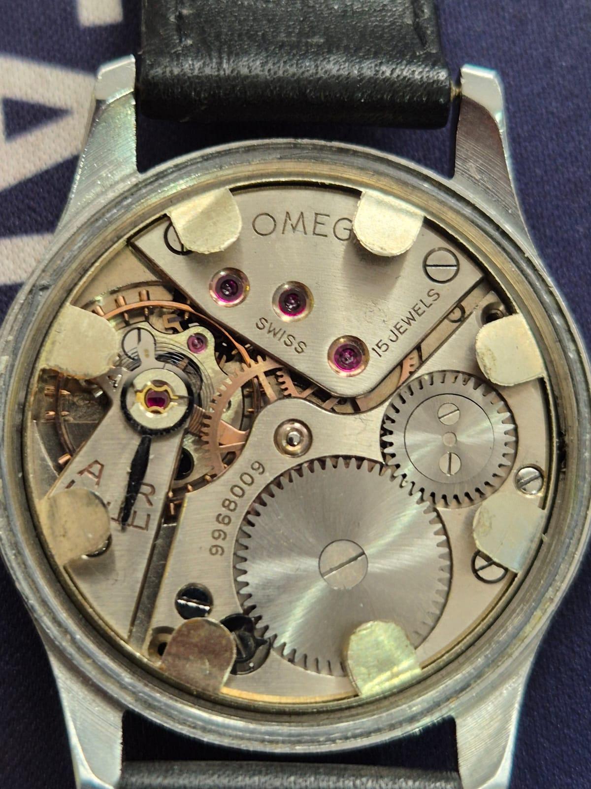 Rare Vintage Omega 2400 “Suverän” – 1943  Historic Swedish Military Watch 9