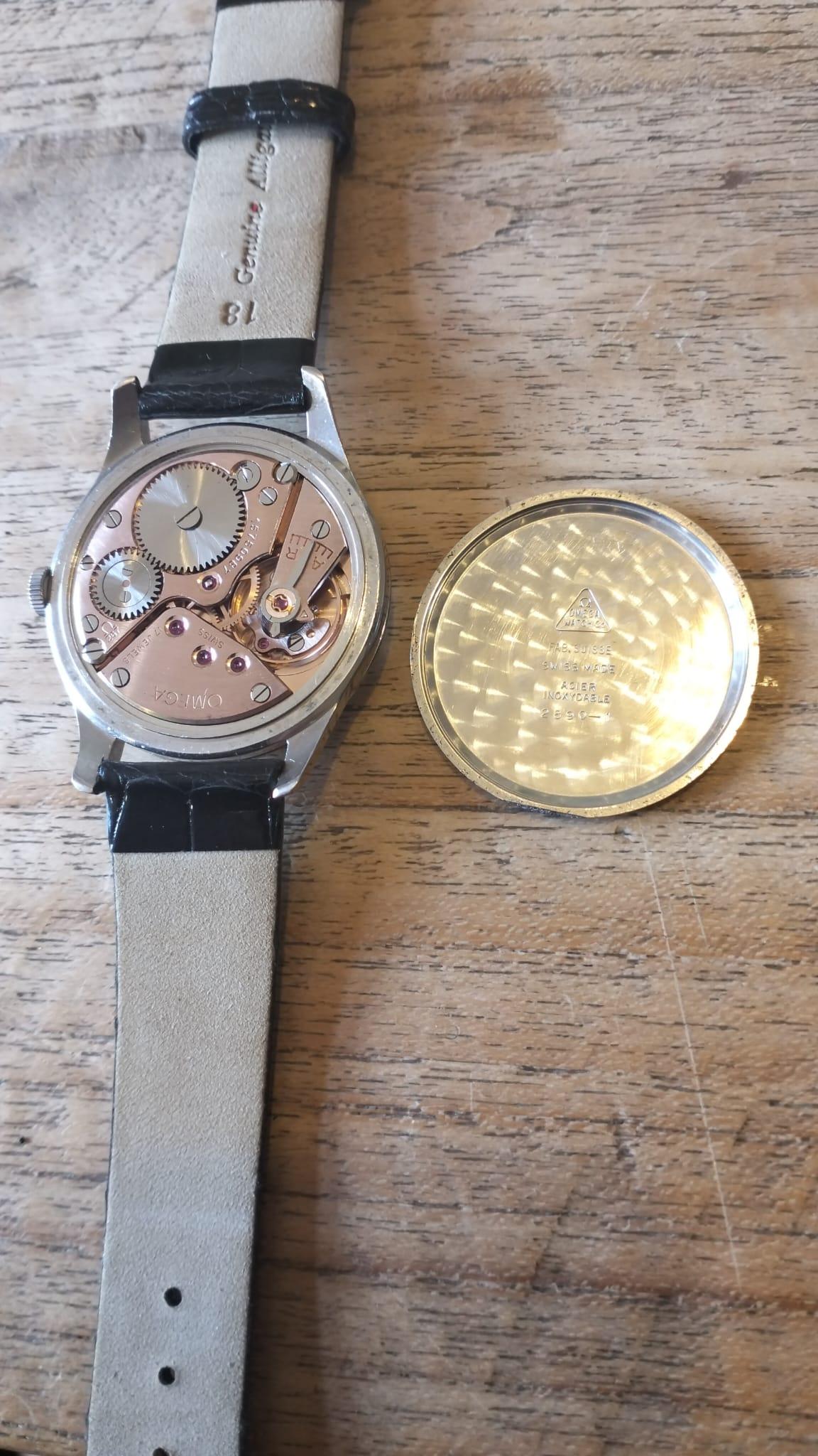 Rare Vintage Omega 2890-1 Jumbo – 1956  Exceptional Condition 9