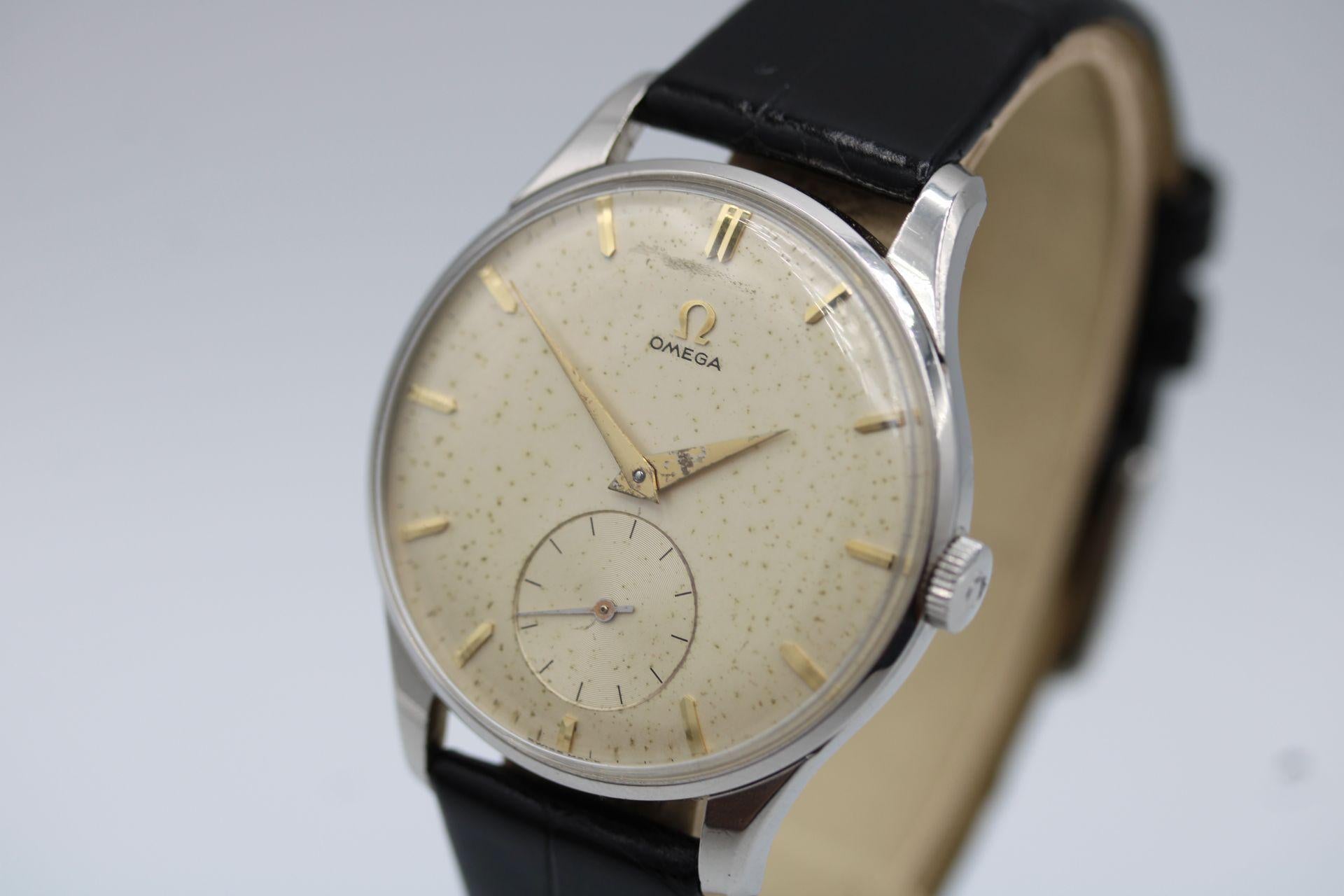 Rare Vintage Omega 2890-1 Jumbo – 1956  Exceptional Condition In Good Condition In London, GB