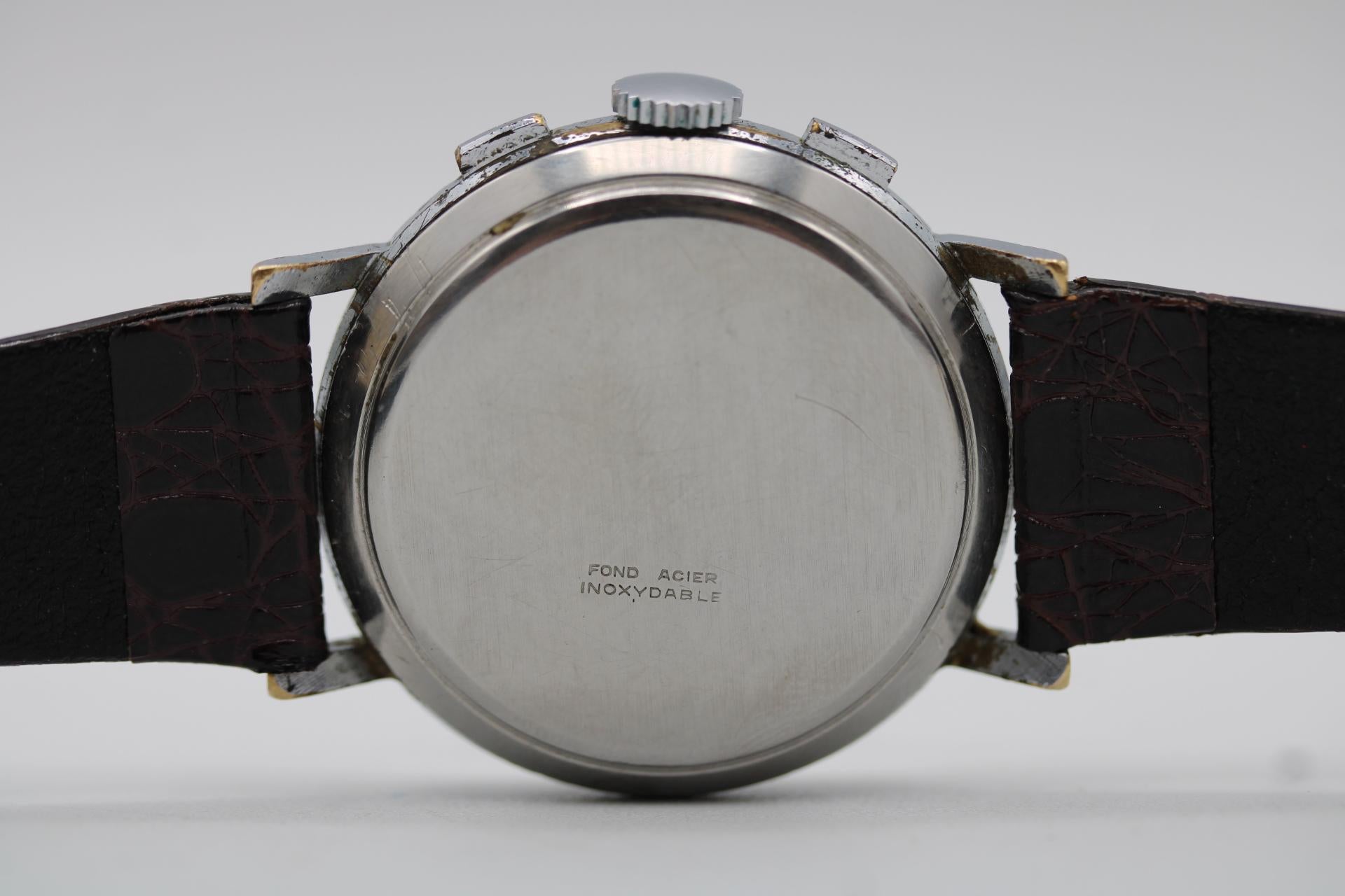 Rare Vintage Oriosa Chronograph – 1960s  Stunning Tropical Dial 6