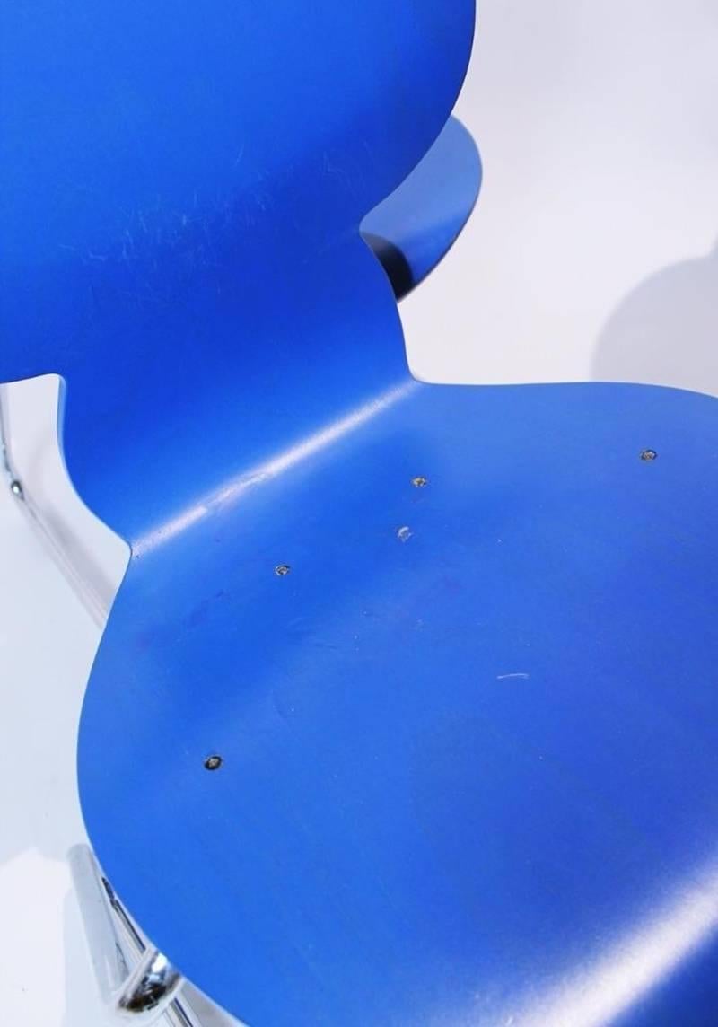  Pantoflex Mickey Mouse Chair in Blue by Verner Panton for Vs Möbel 1