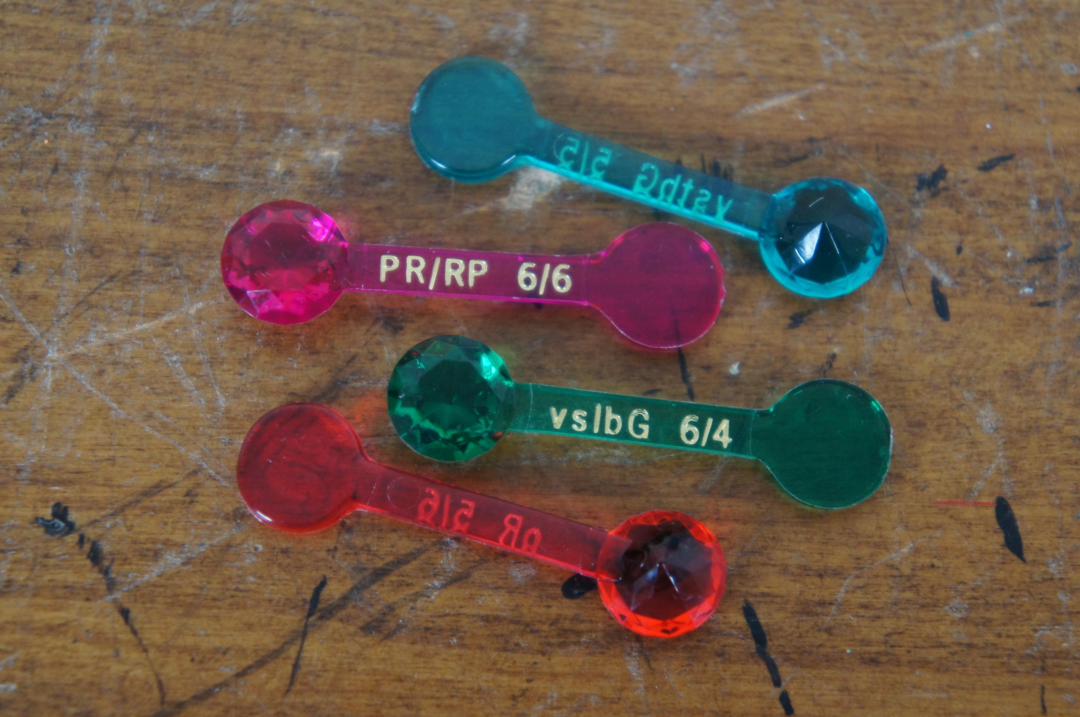Rare Vintage Pantone GIA Diamond Gemstone Gem Hue Wheel GemSet 50 Pc 6