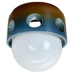 rare vintage "POP ART" Fat Lava Ceiling Light by LINDNER Leuchten, Germany, 1980