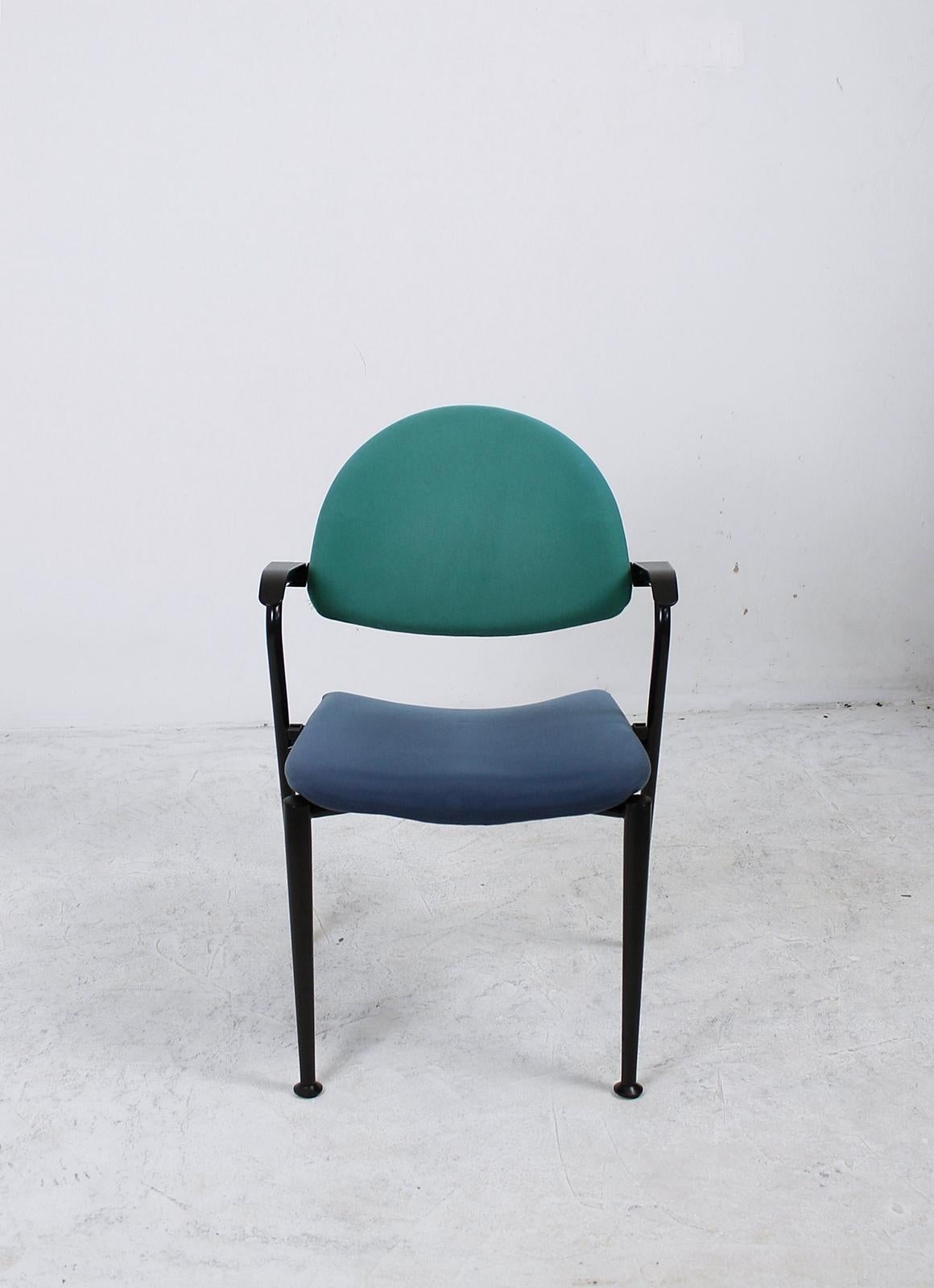 Metal  Postmodern Armchair Summa by Mario Bellini for Vitra, 1990s For Sale