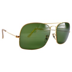 Rare Vintage Ray Ban 1978 Gold Rb3 Lens B&L Sunglasses