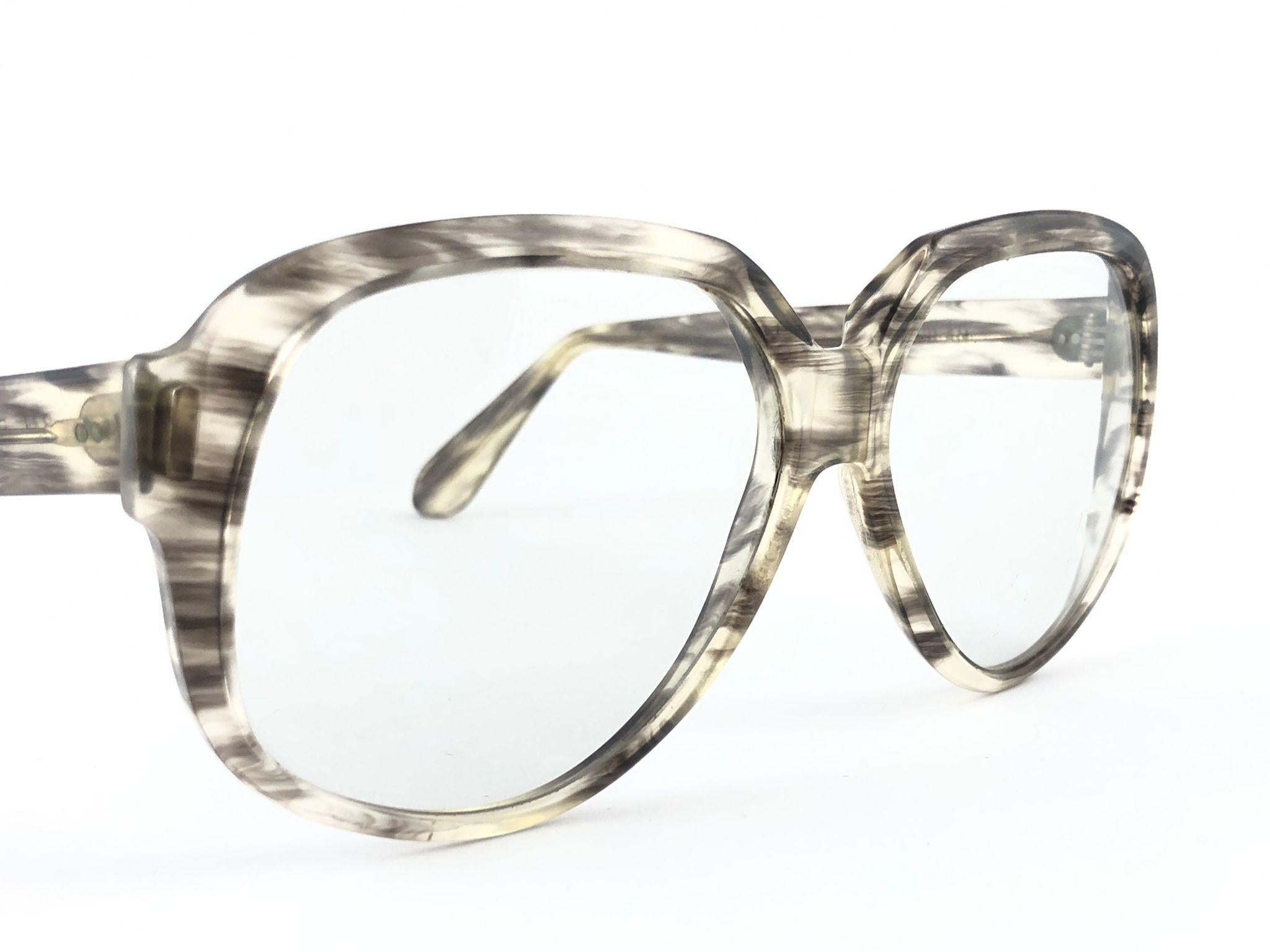 Ray Ban B&L Gavilan rares lunettes de soleil vintage surdimensionnées en verre clair, fabriquées aux États-Unis, années 1970 en vente 5