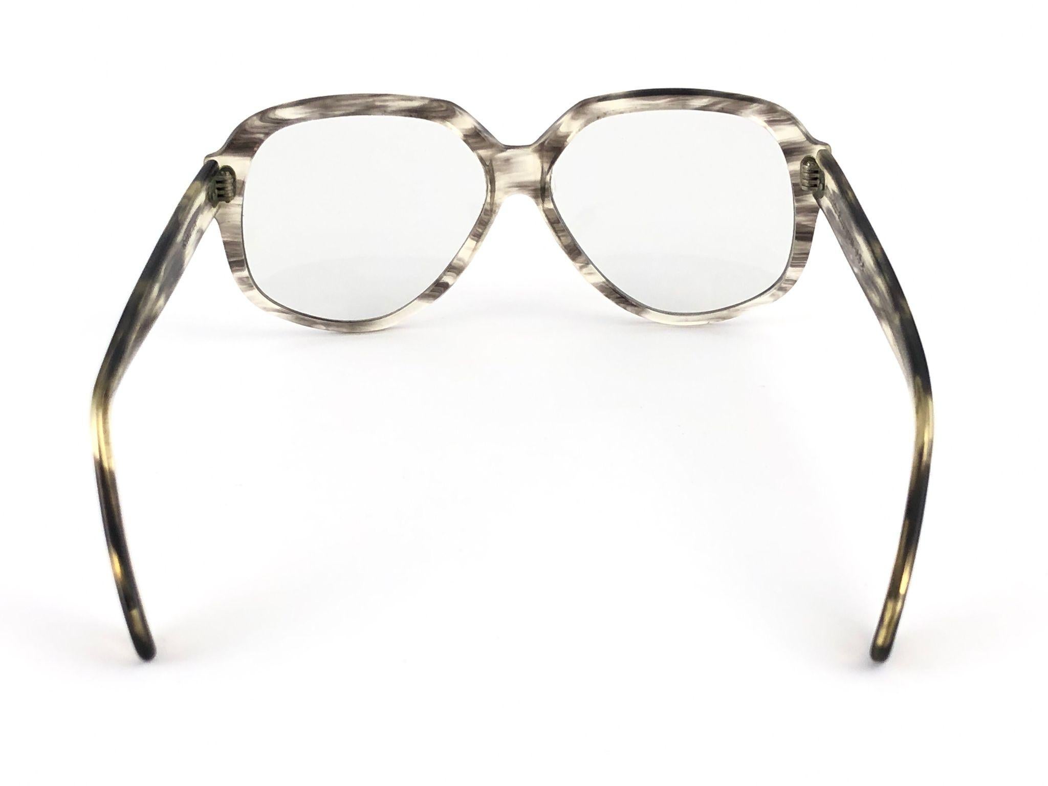 Ray Ban B&L Gavilan rares lunettes de soleil vintage surdimensionnées en verre clair, fabriquées aux États-Unis, années 1970 en vente 1