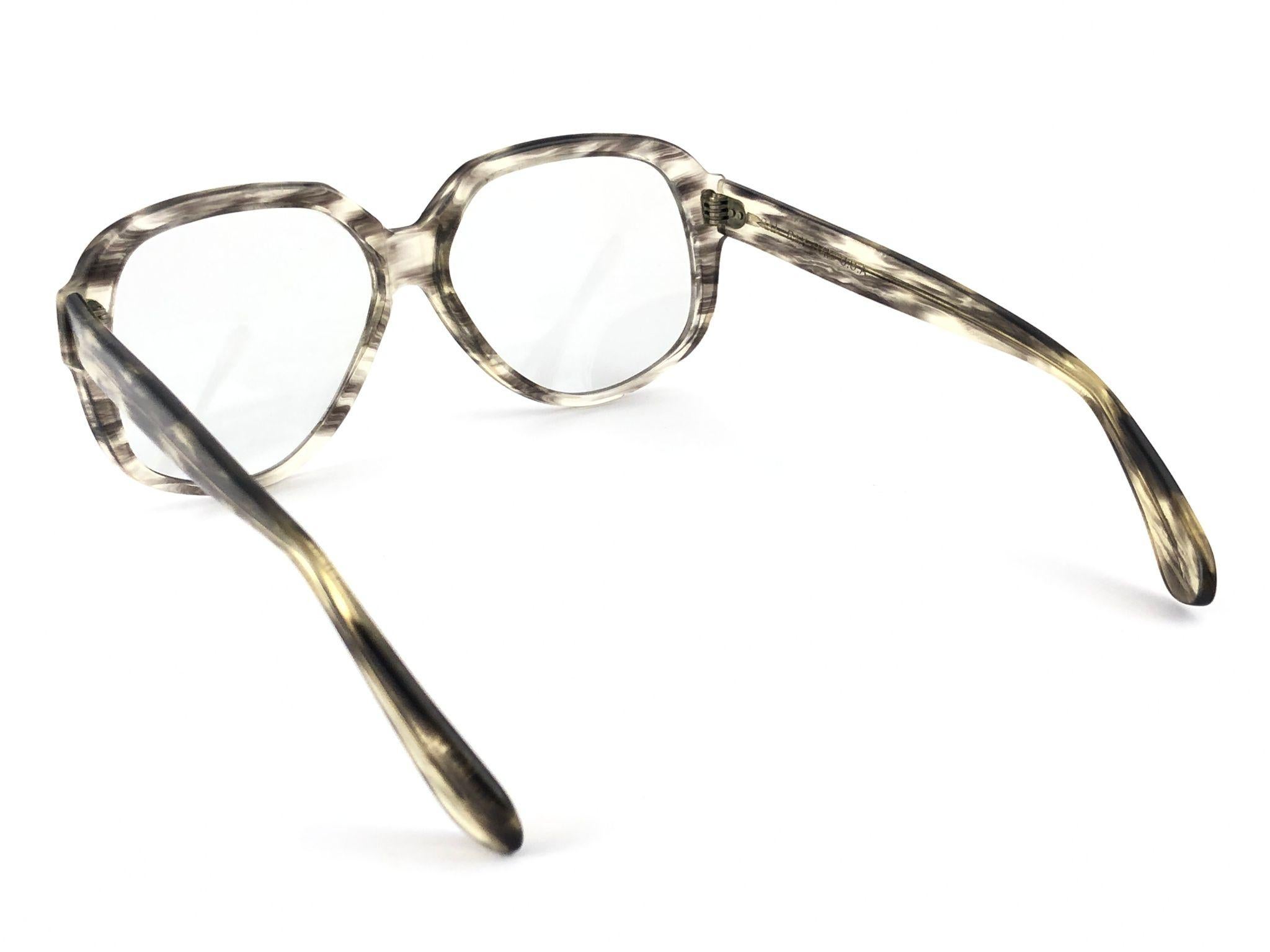 Ray Ban B&L Gavilan rares lunettes de soleil vintage surdimensionnées en verre clair, fabriquées aux États-Unis, années 1970 en vente 2