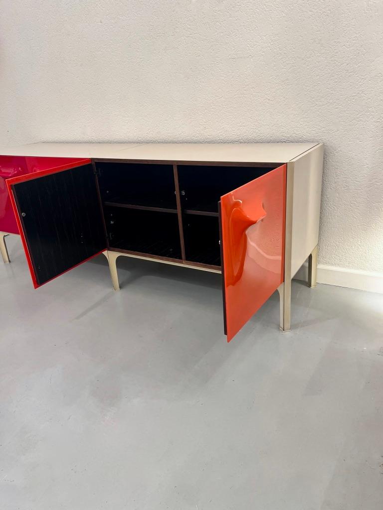 Rare Vintage Raymond Loewy Sideboard by DF2000, France ca. 1968 For Sale 3