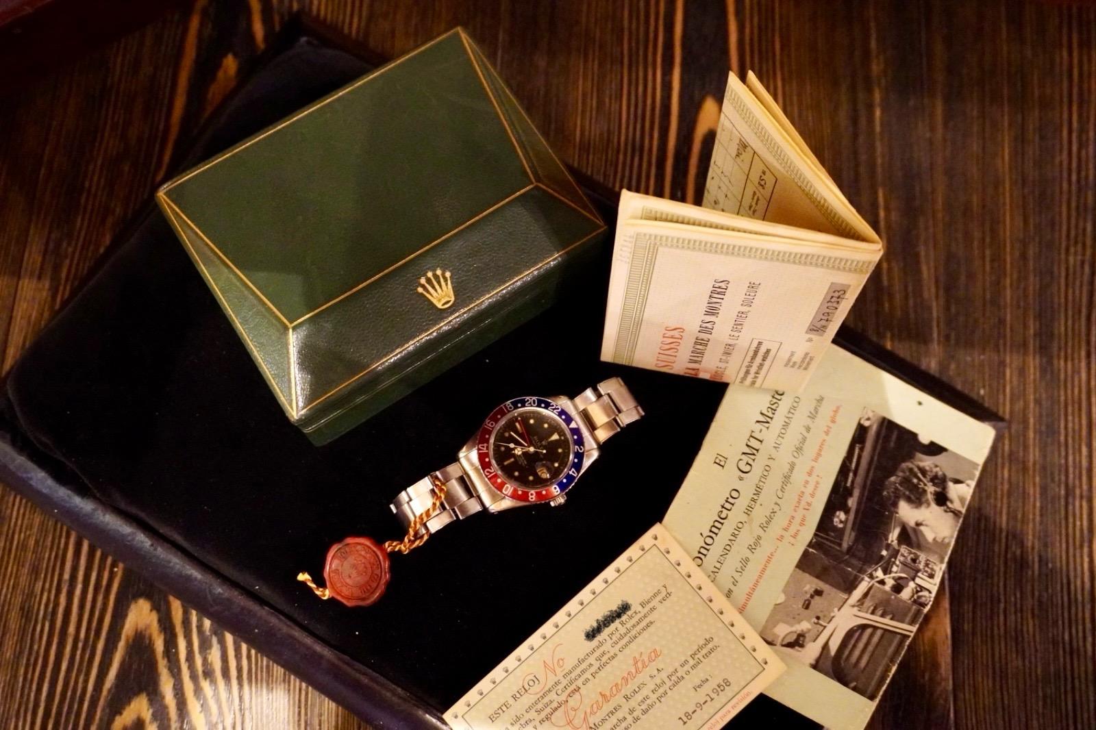Rare Vintage Rolex GMT Master 6542 OCC, 1958 In Good Condition For Sale In CABA, AR
