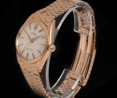 Rare Vintage Rolex Oyster Perpetual Women's Red Gold Florentine Finish 6551