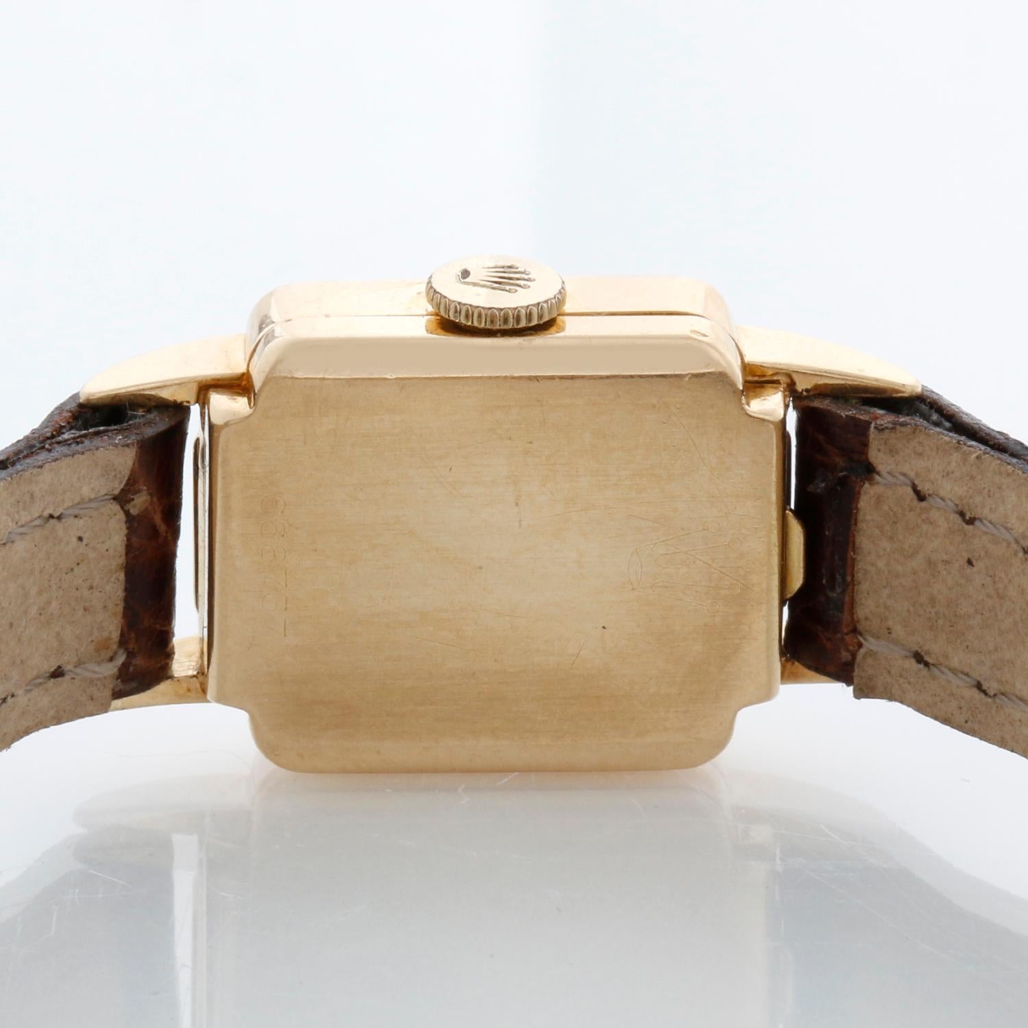 Raro Rolex Precision d'epoca in oro giallo Ref 9179 Orologio da donna in vendita 1