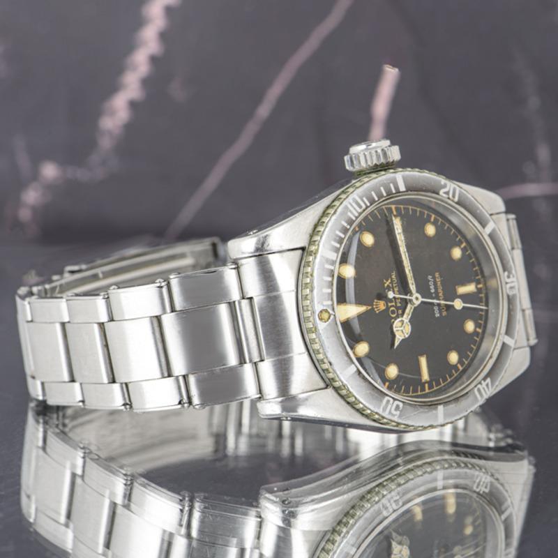 Rare Vintage Rolex Submariner James Bond Big Crown Stainless Steel Automatic For Sale 4