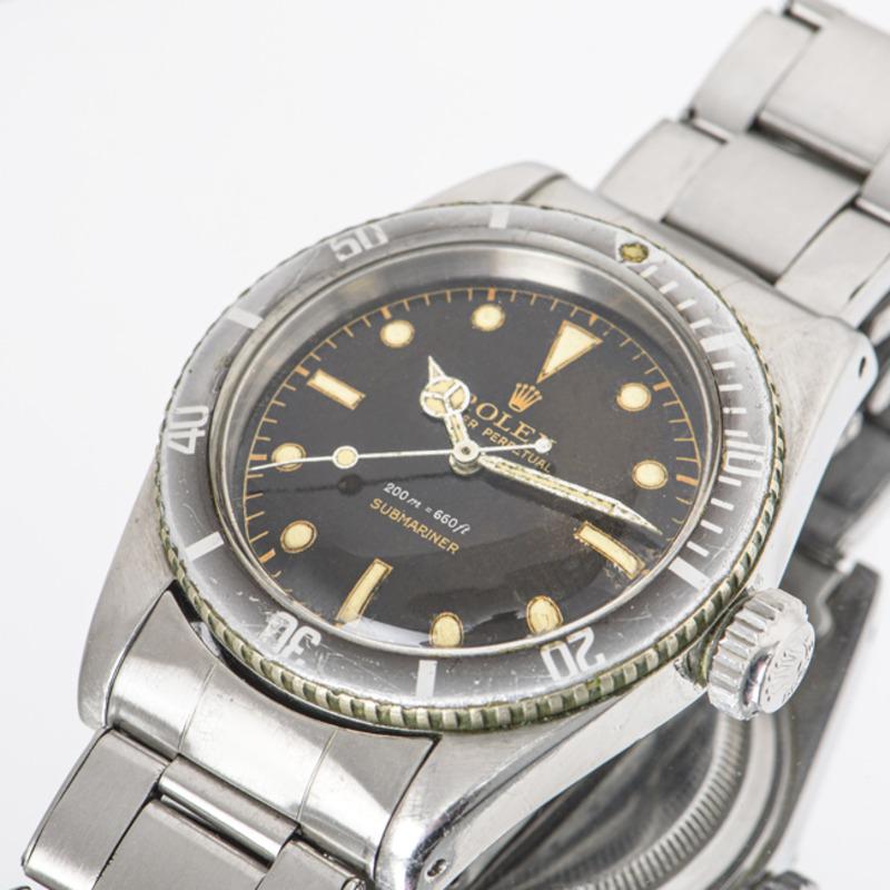 Rare Vintage Rolex Submariner James Bond Big Crown Stainless Steel Automatic For Sale 2