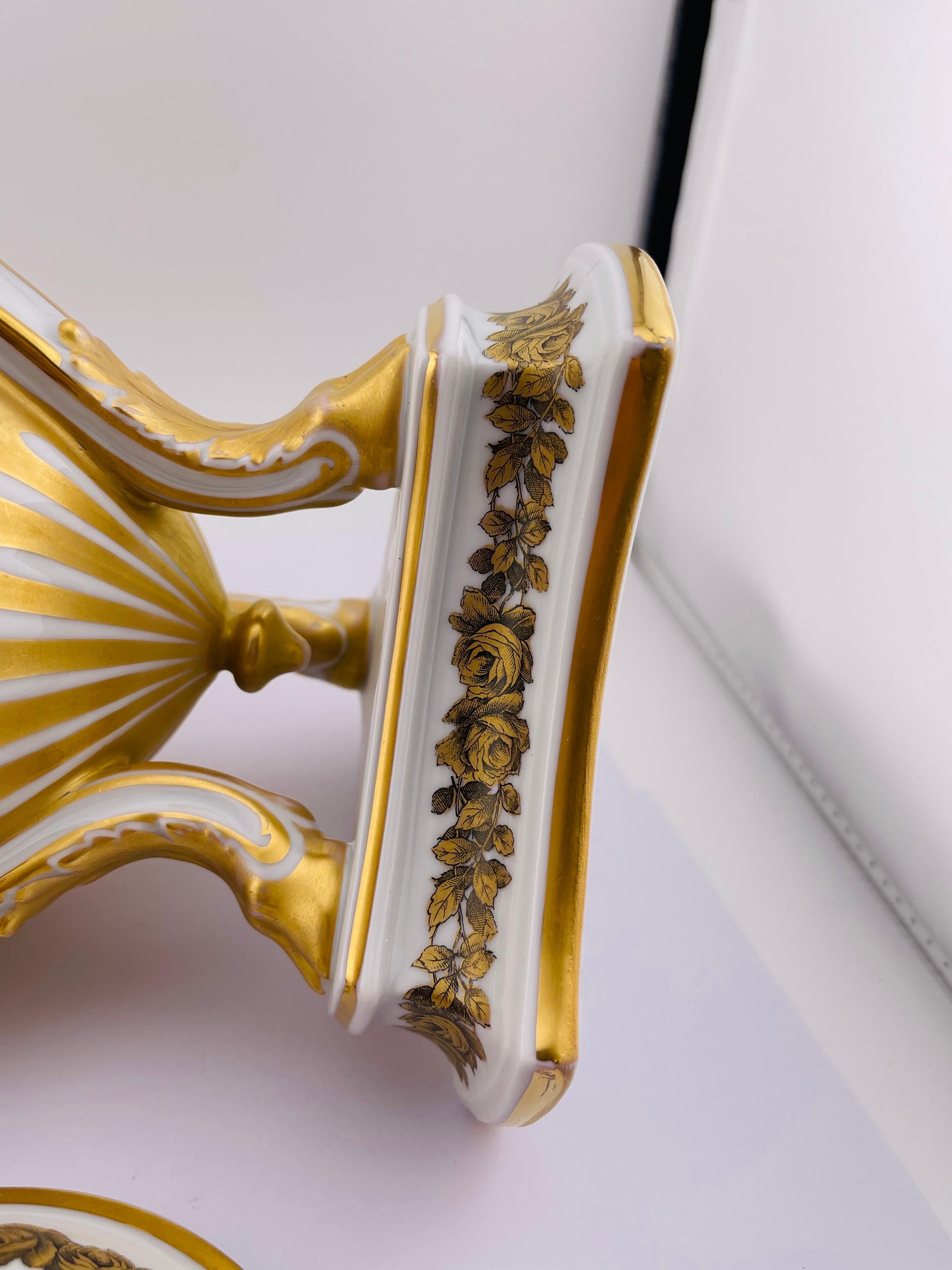 Raro vaso Rosenthal d'epoca con coperchio, isorismo Capricorno in vendita 5
